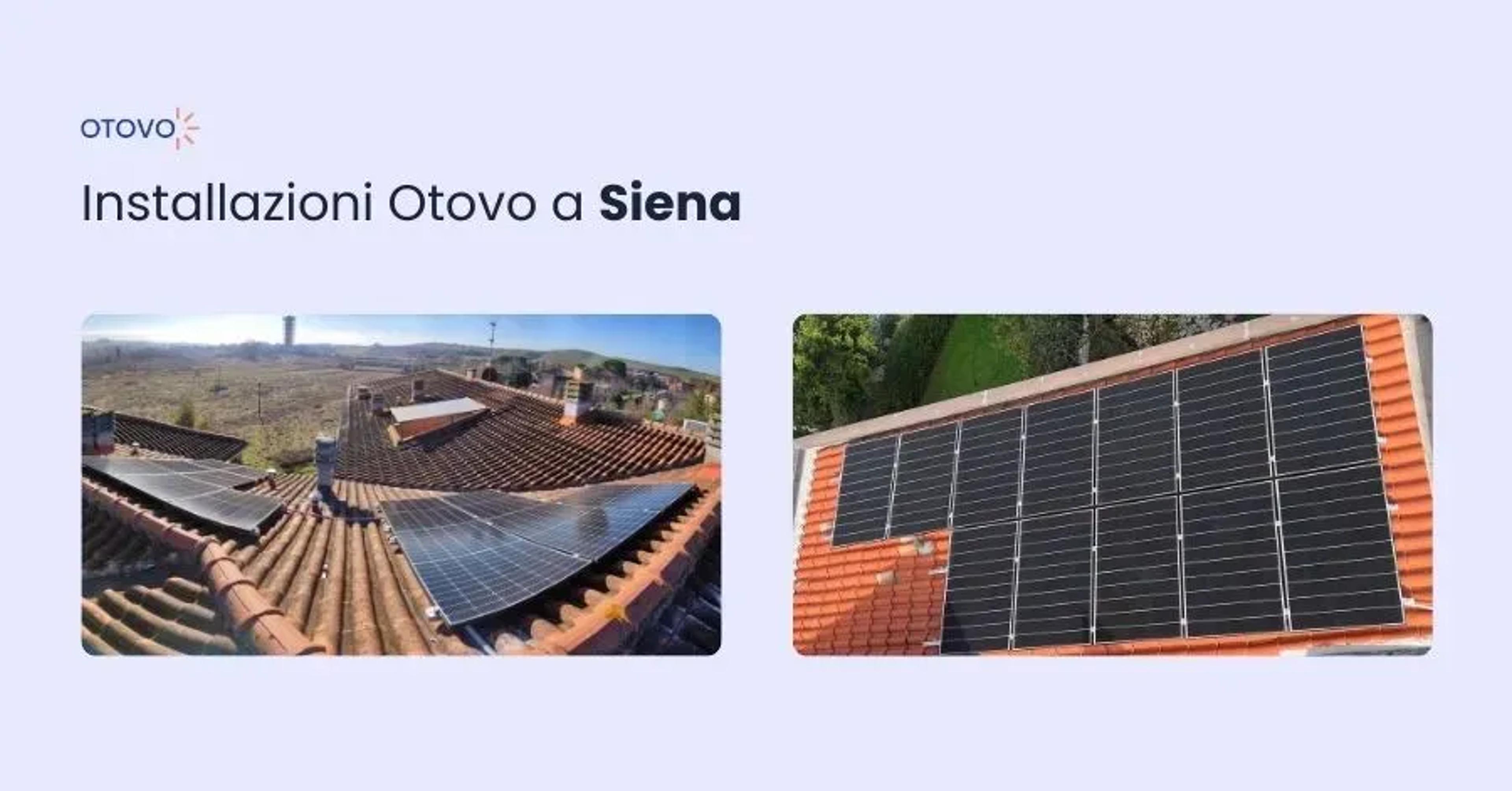 Fotovoltaico Siena - Installazioni Otovo