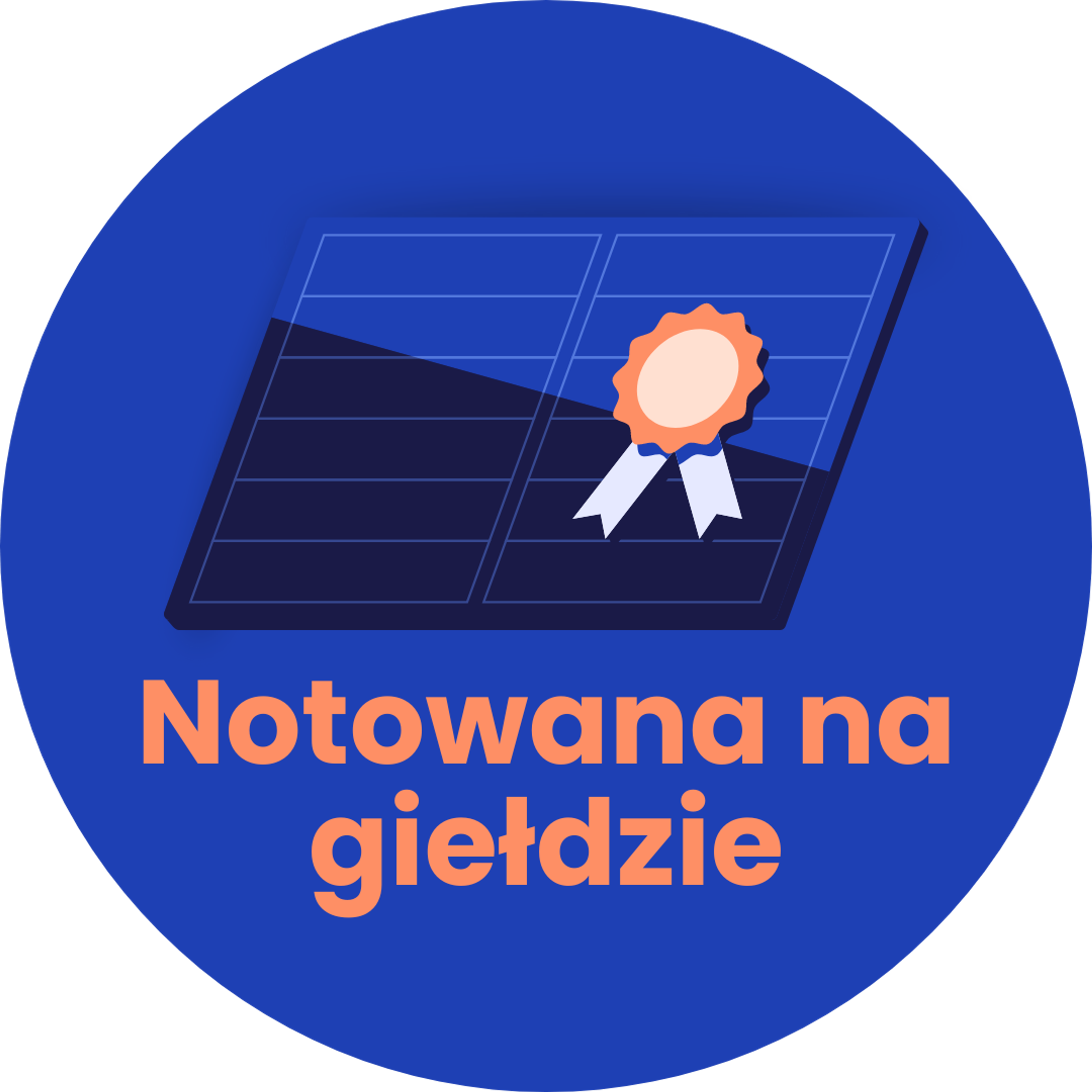 ikonka - notowana na giełdzie