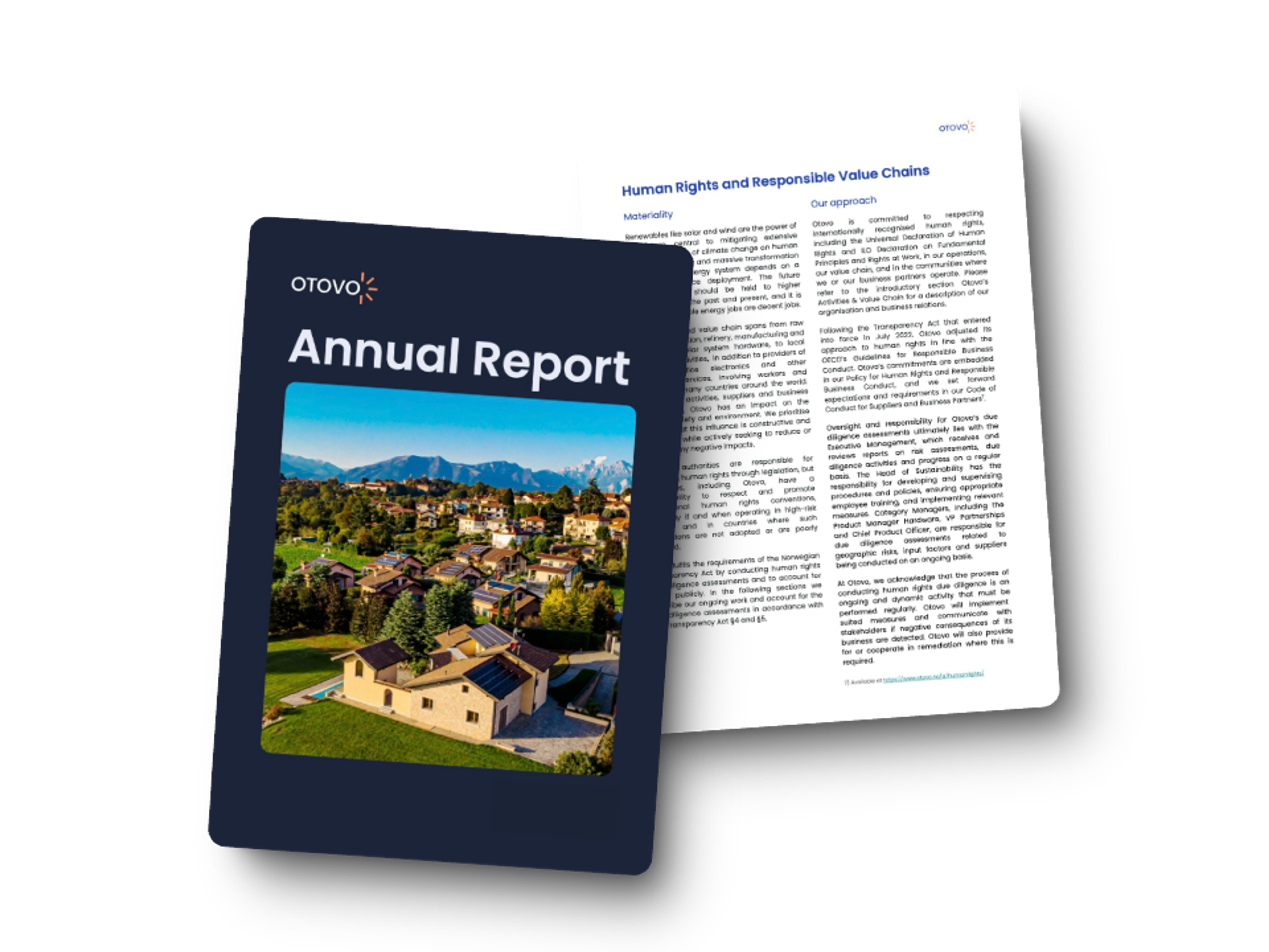 image of the otovo annual report