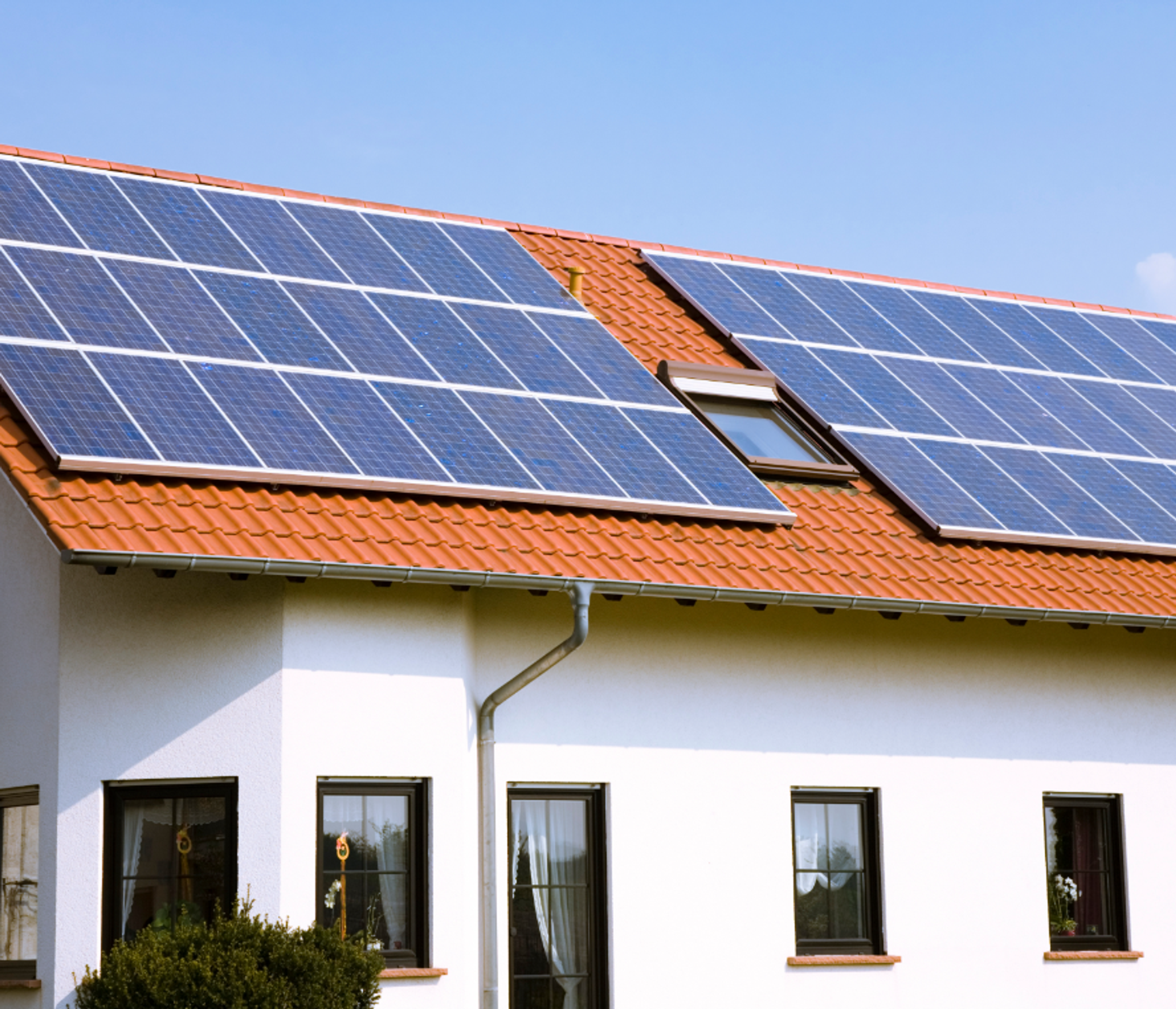 House with solar system