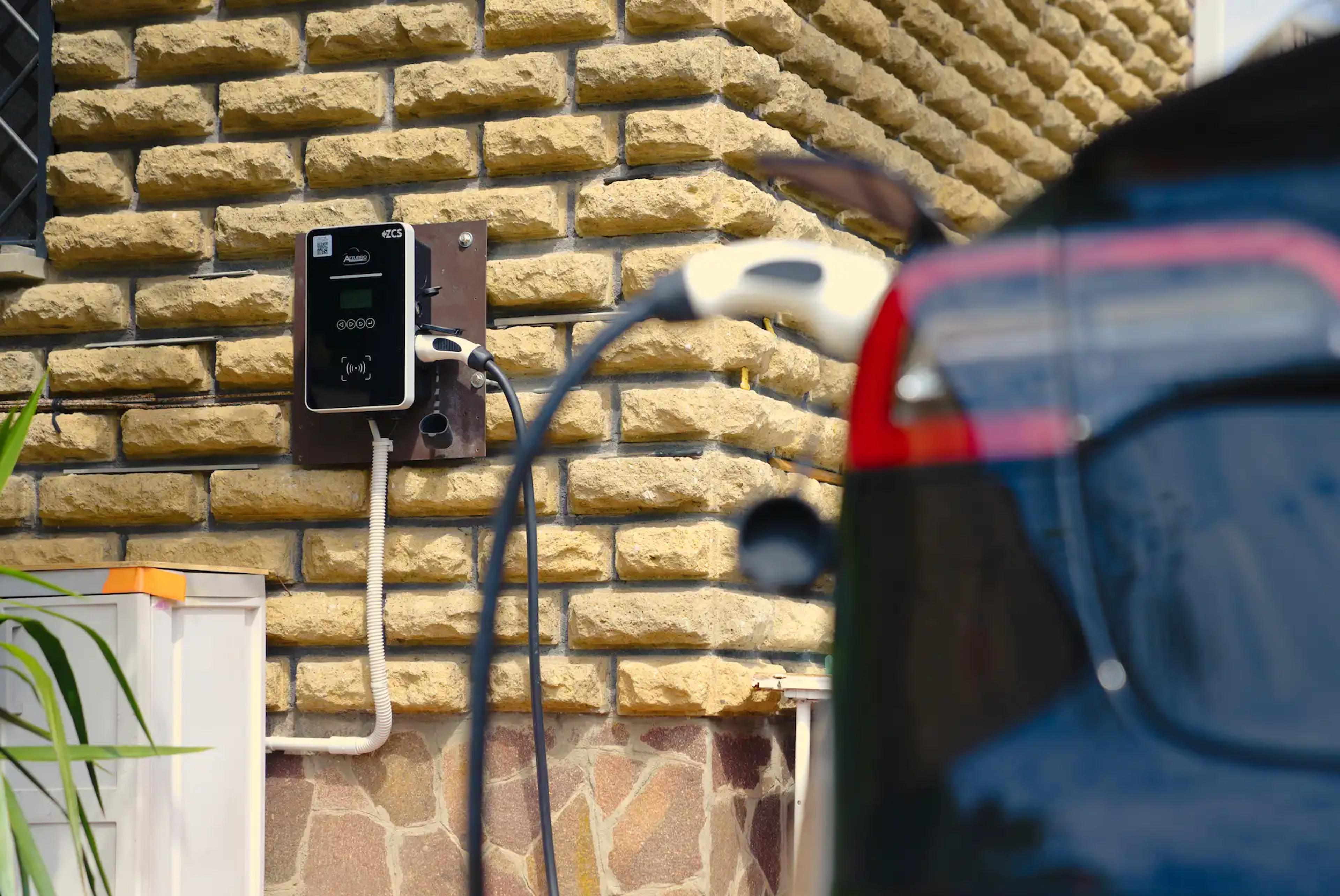 borne de recharge pour véhicule électrique