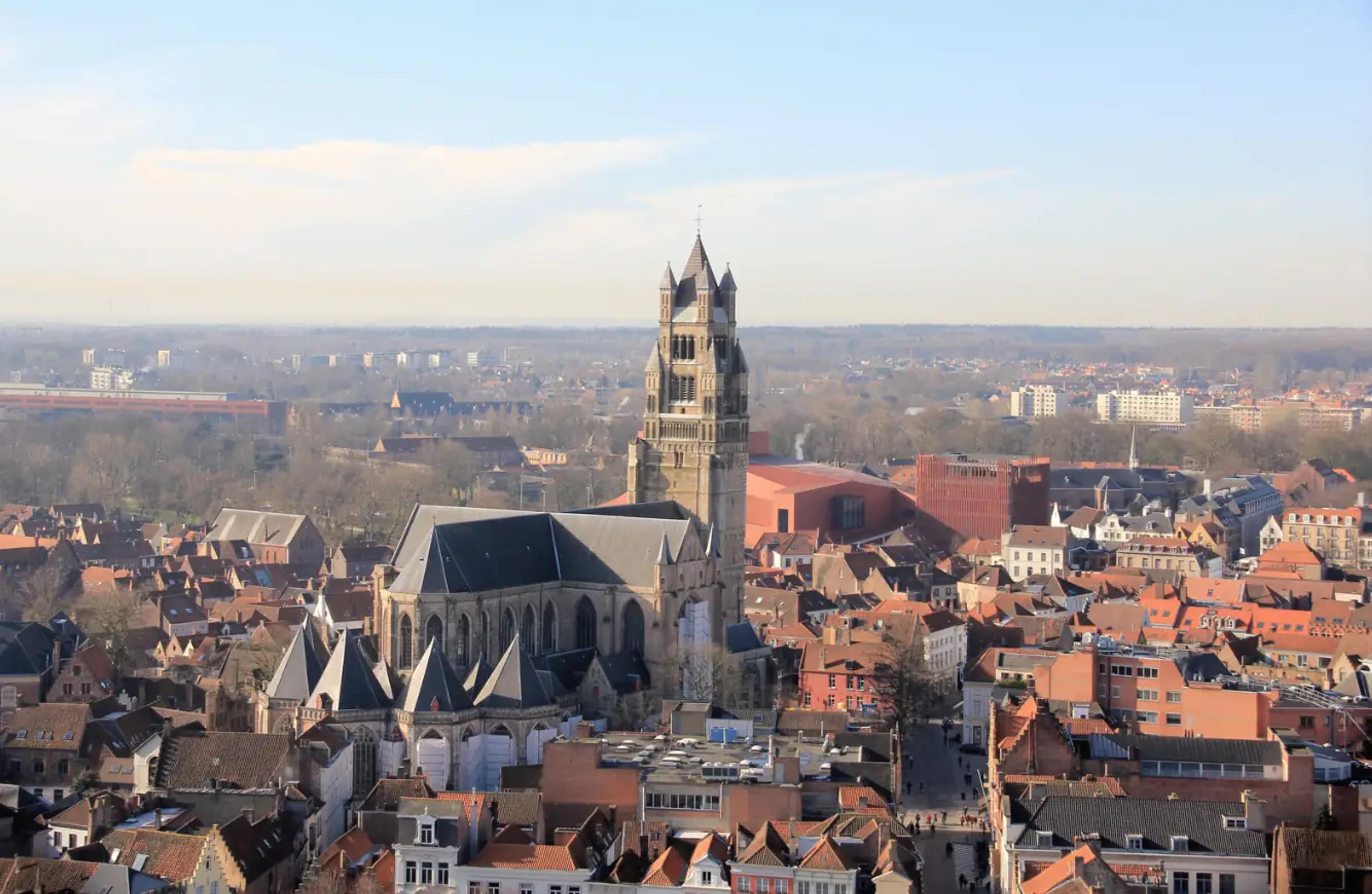 Brugge vanuit vogelvlucht