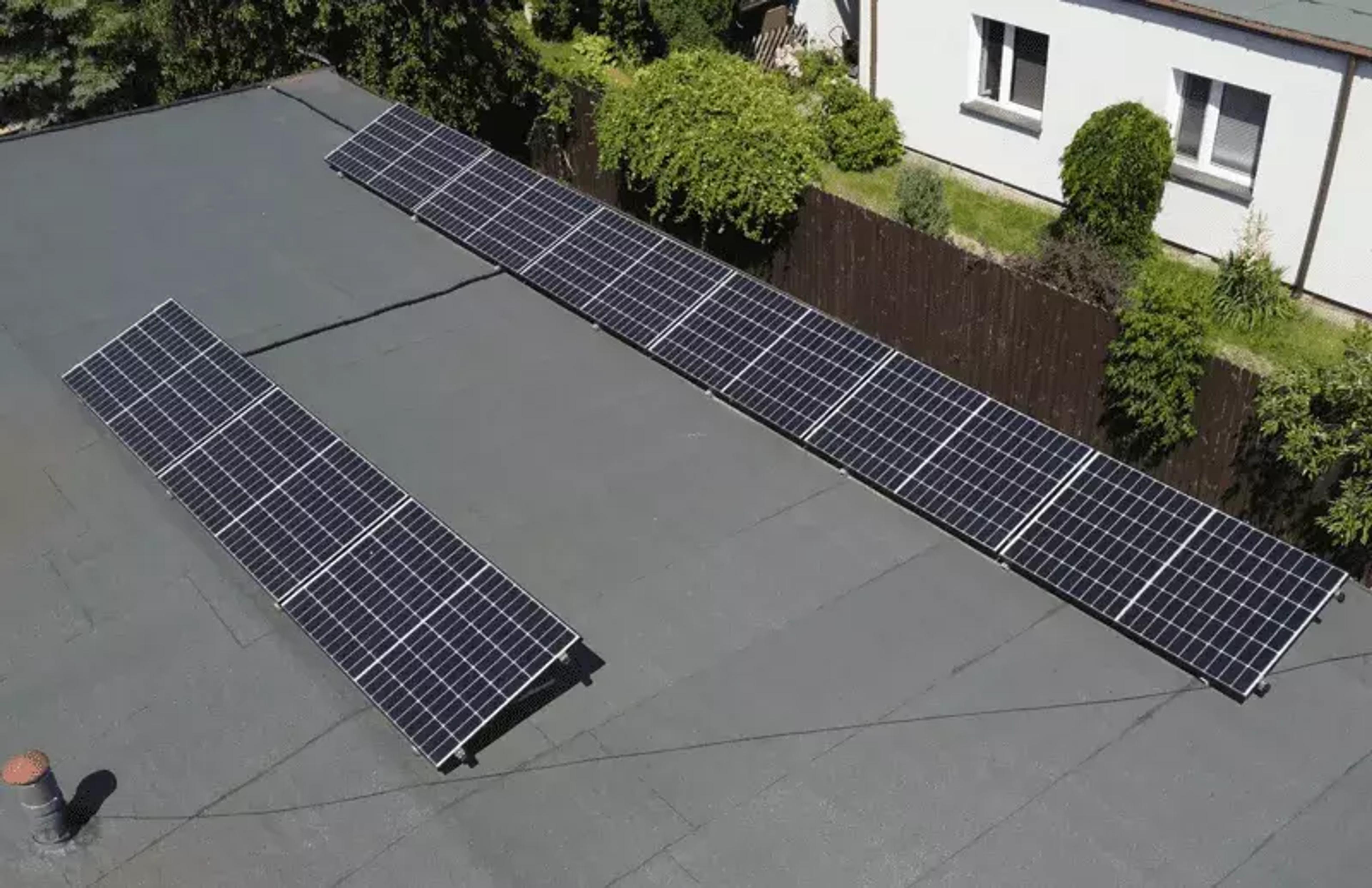 Zonnepanelen op dak