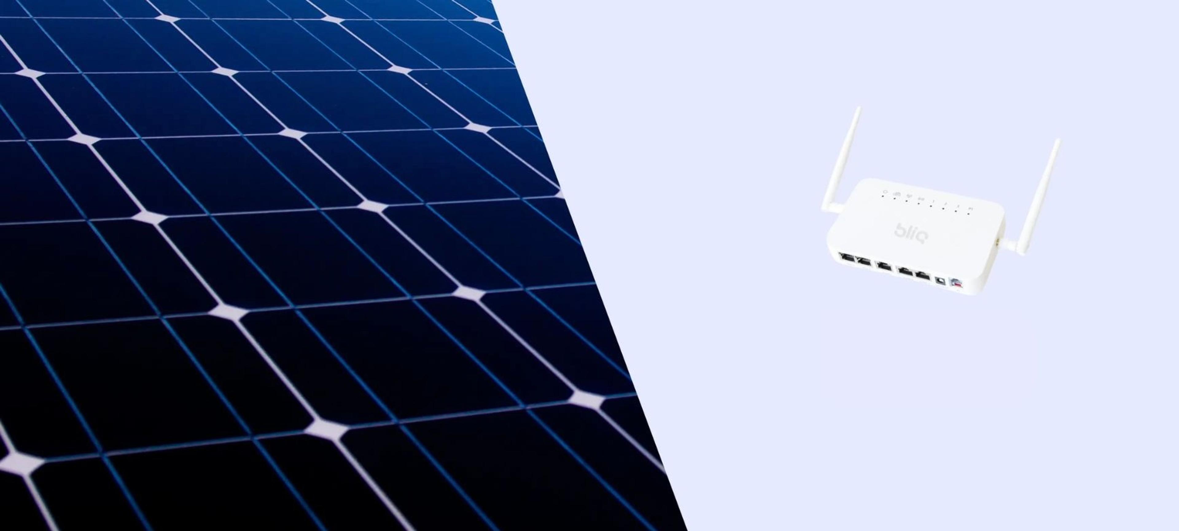 Zonnepanelen met een Bliq HEMS 