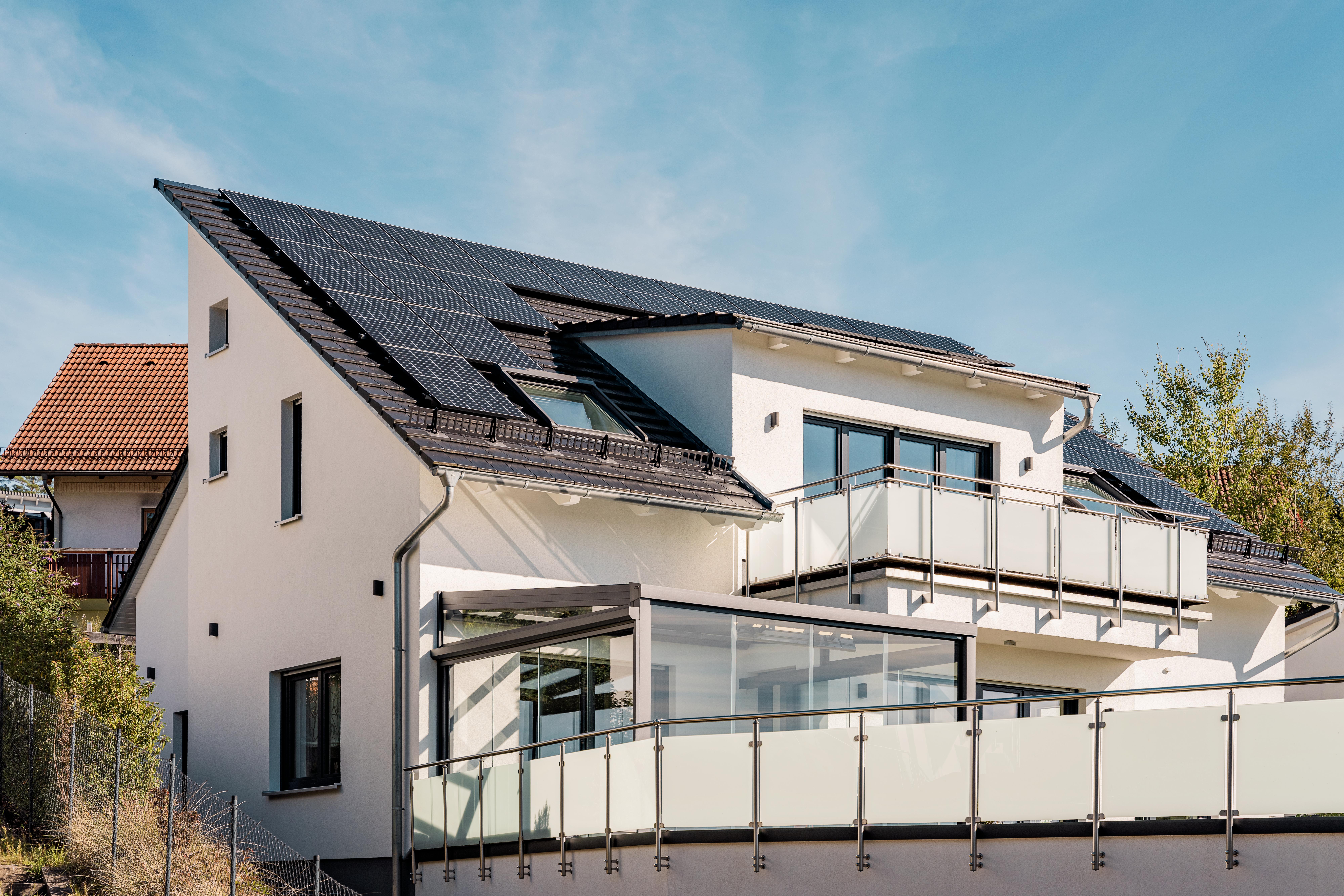 Haus mit PV 