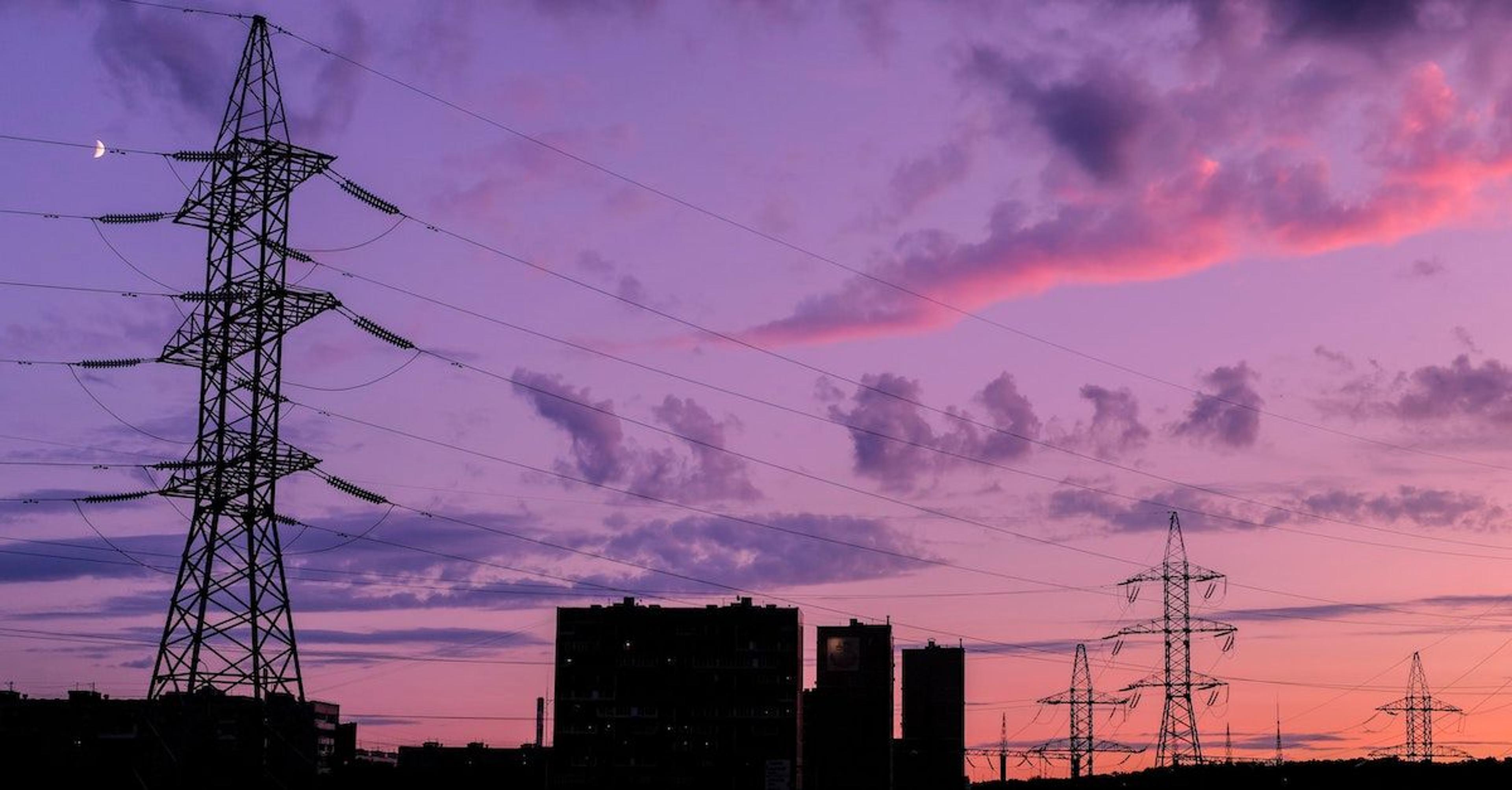 bilde av kraftnettet