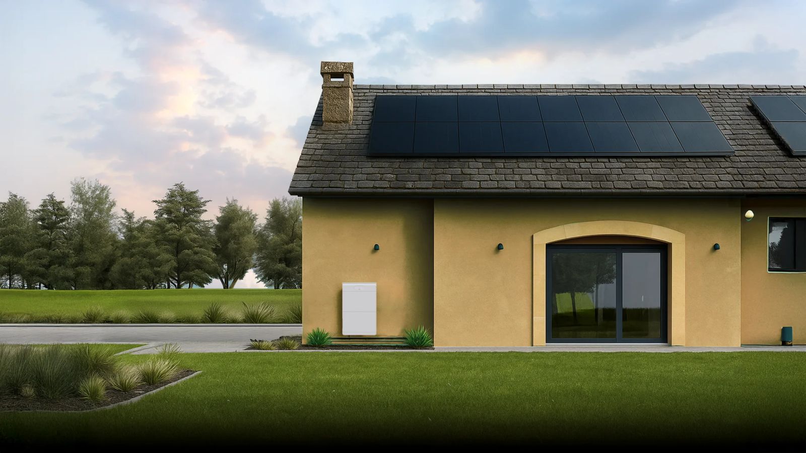 Maison avec photovoltaïque et stockage
