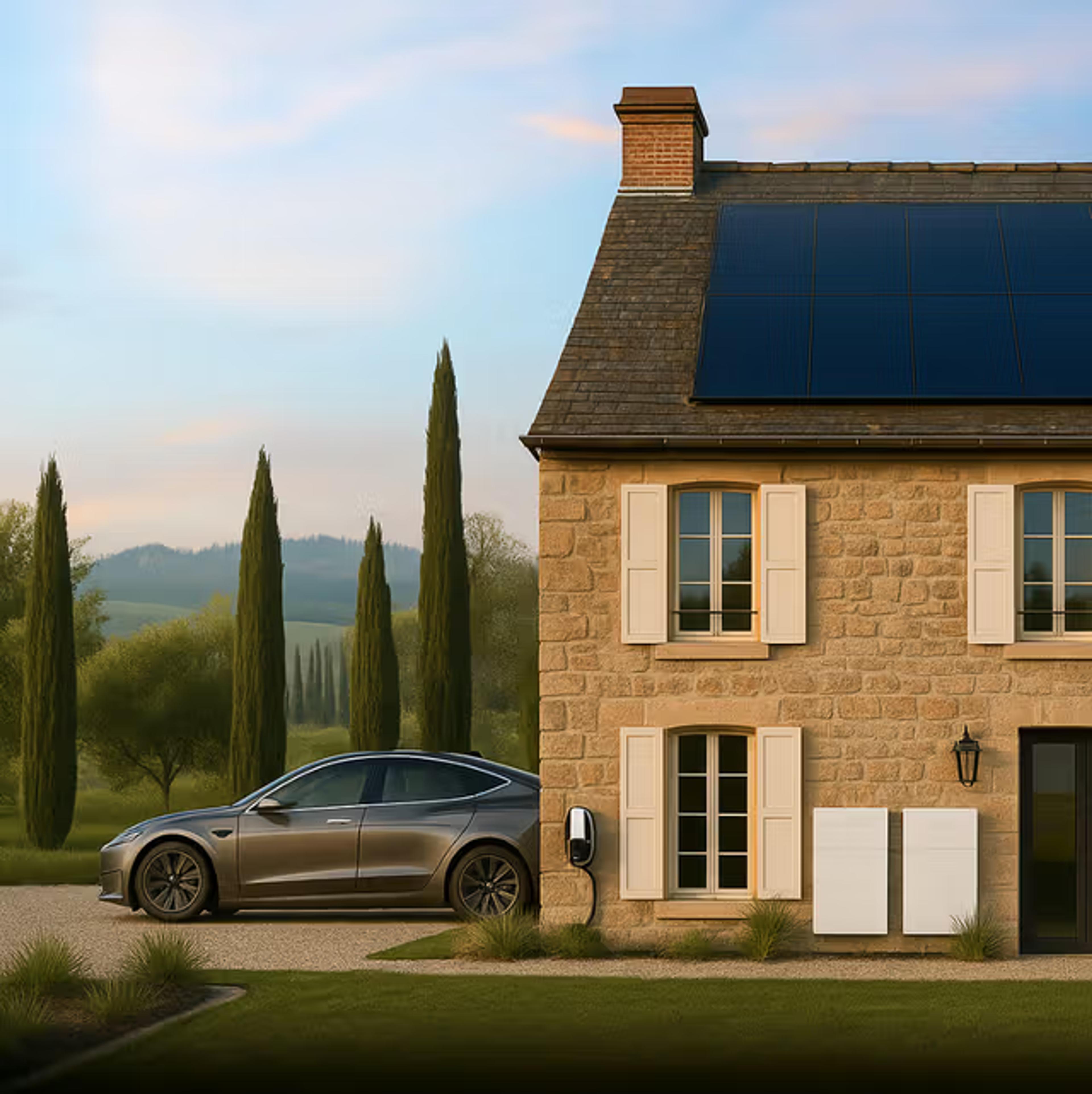PV mit Batterie, Wallbox und E-Auto