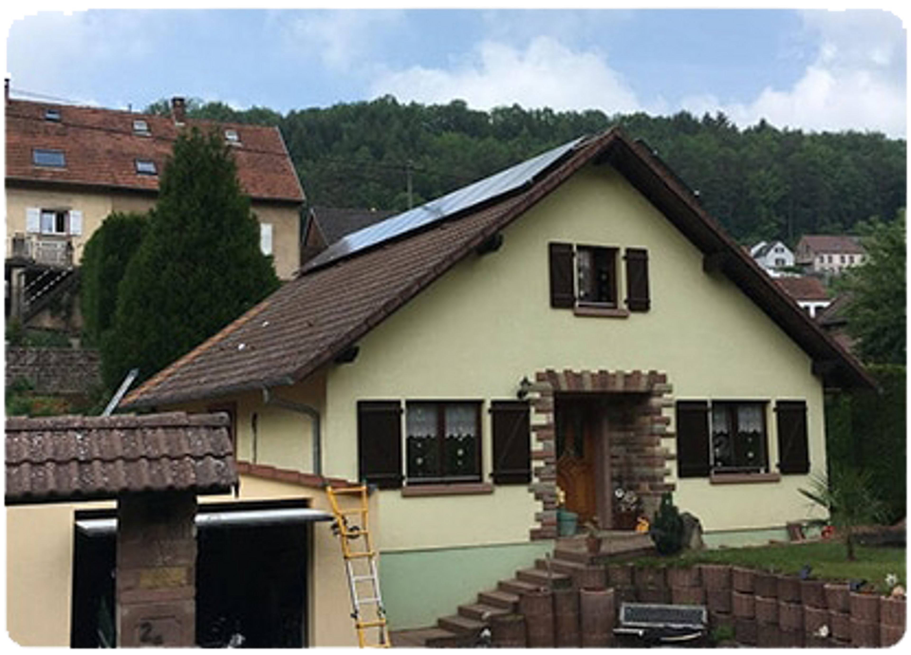 photo installation solaire dans le Bas-Rhin