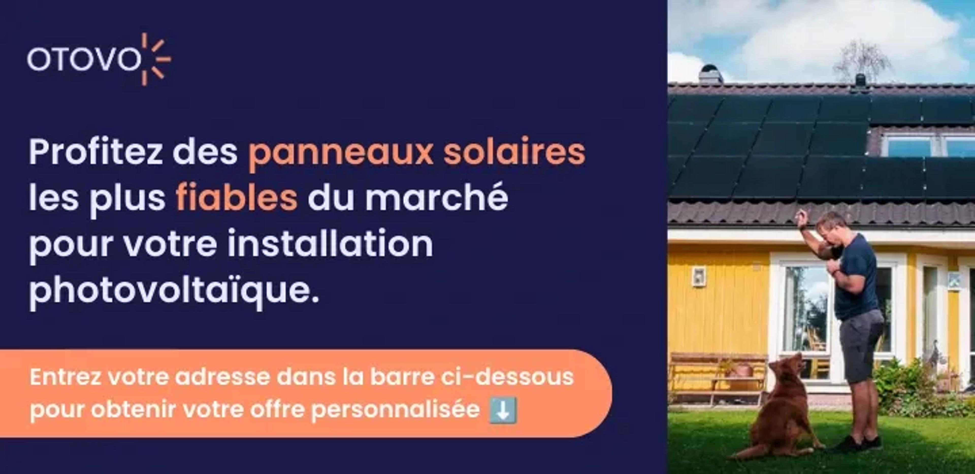 bannière panneaux solaires fiables