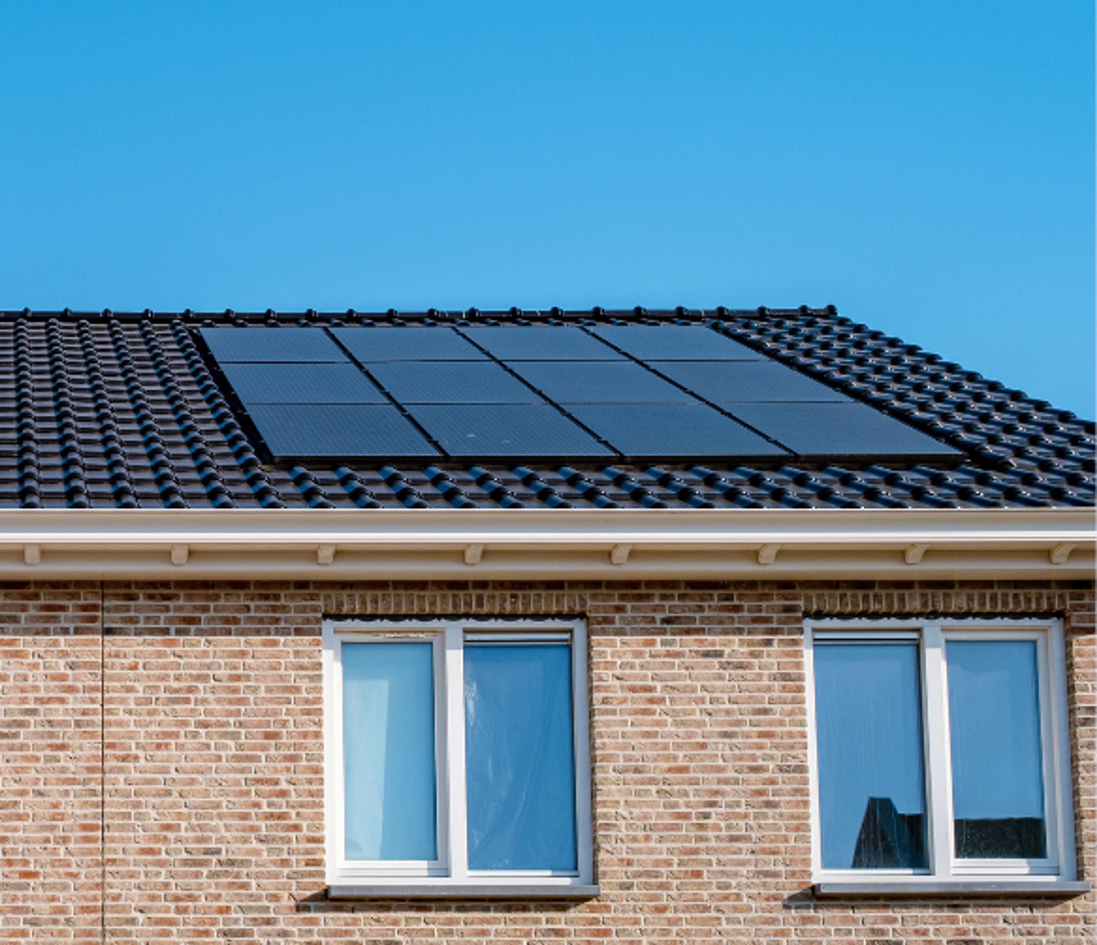illustration of house connected to the grid