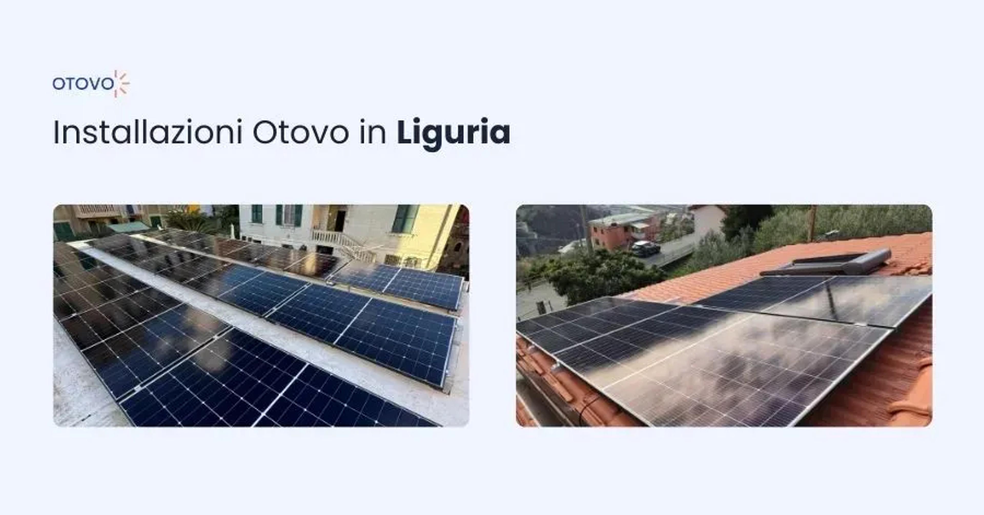 Fotovoltaico Liguria - Installazioni Otovo