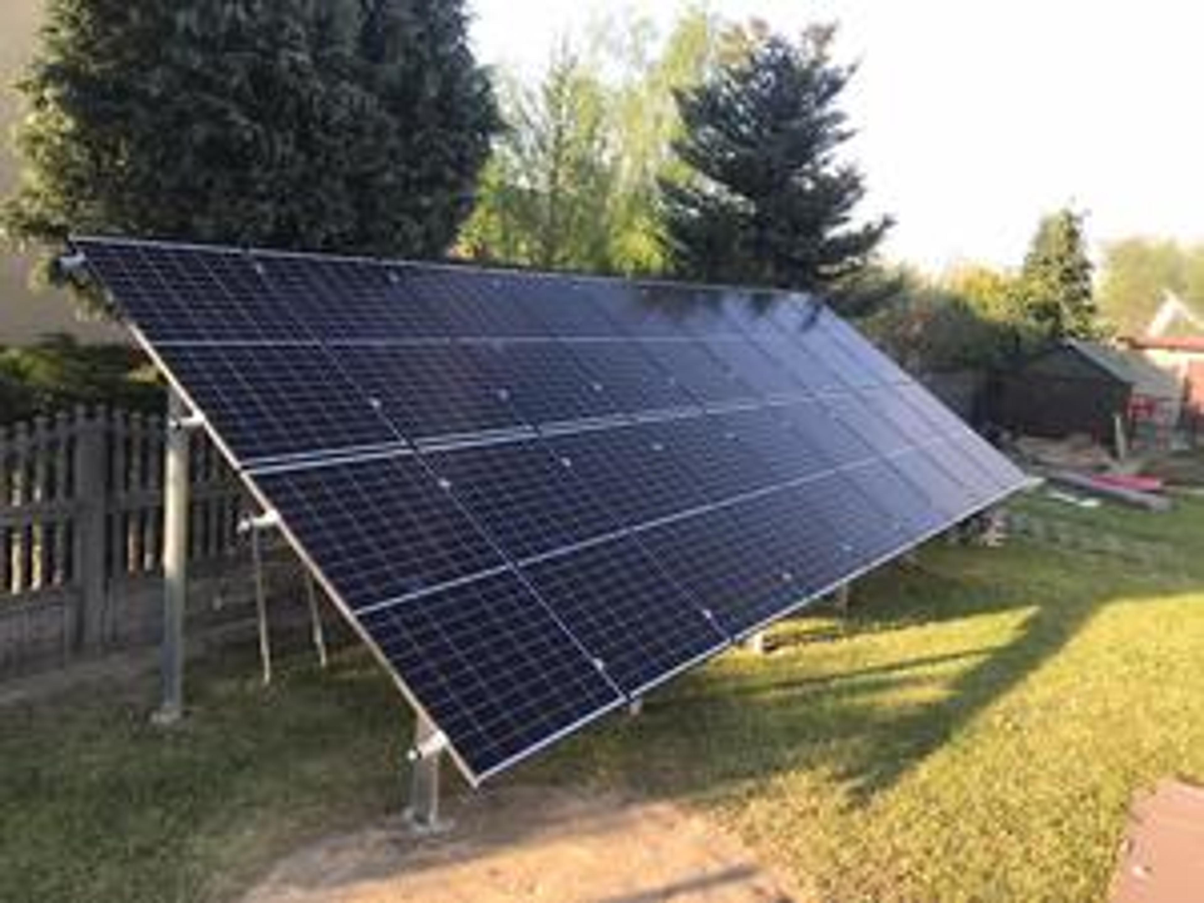 instalacja fotowoltaiczna na gruncie