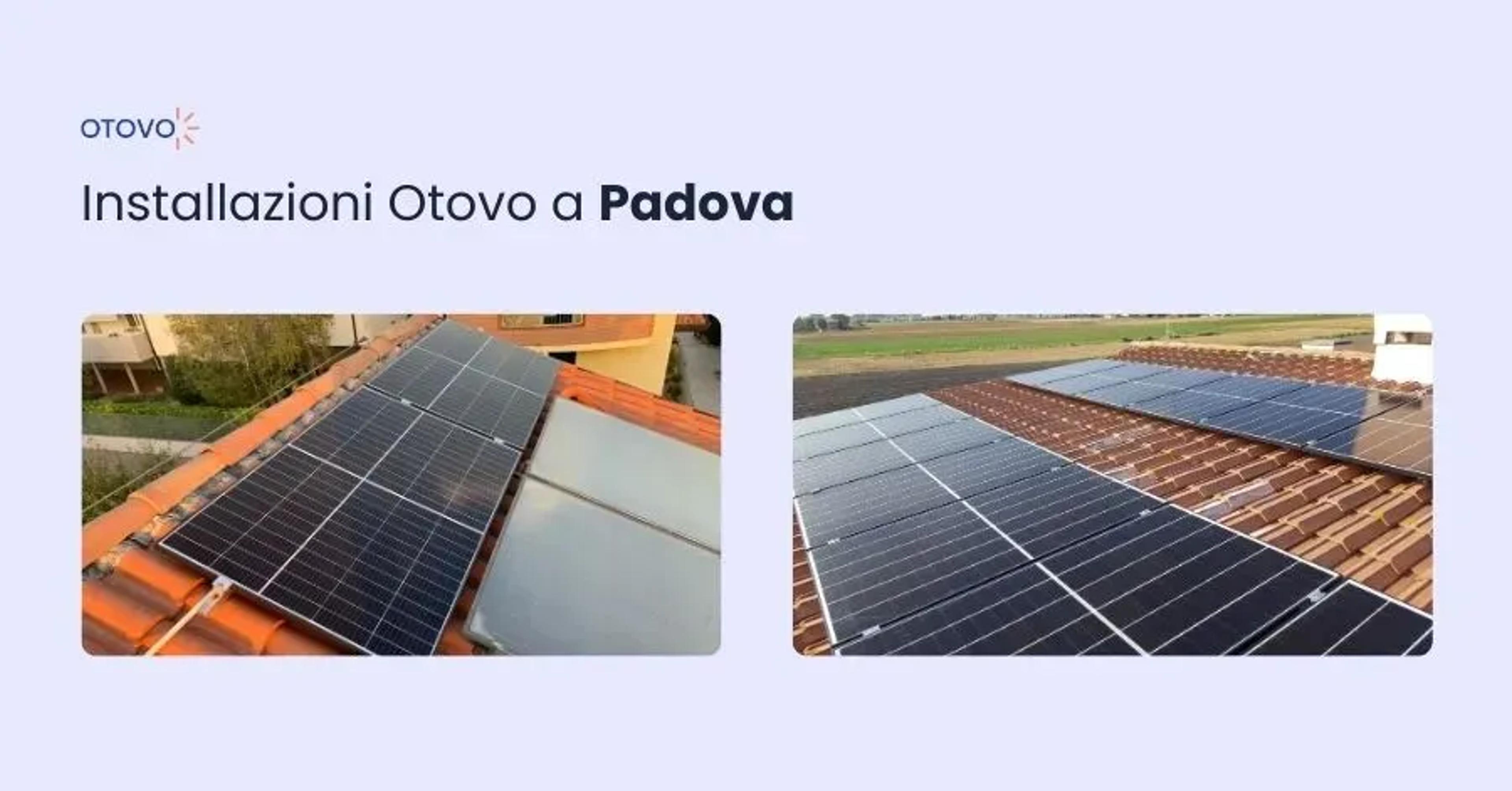 Installazioni Otovo a Padova