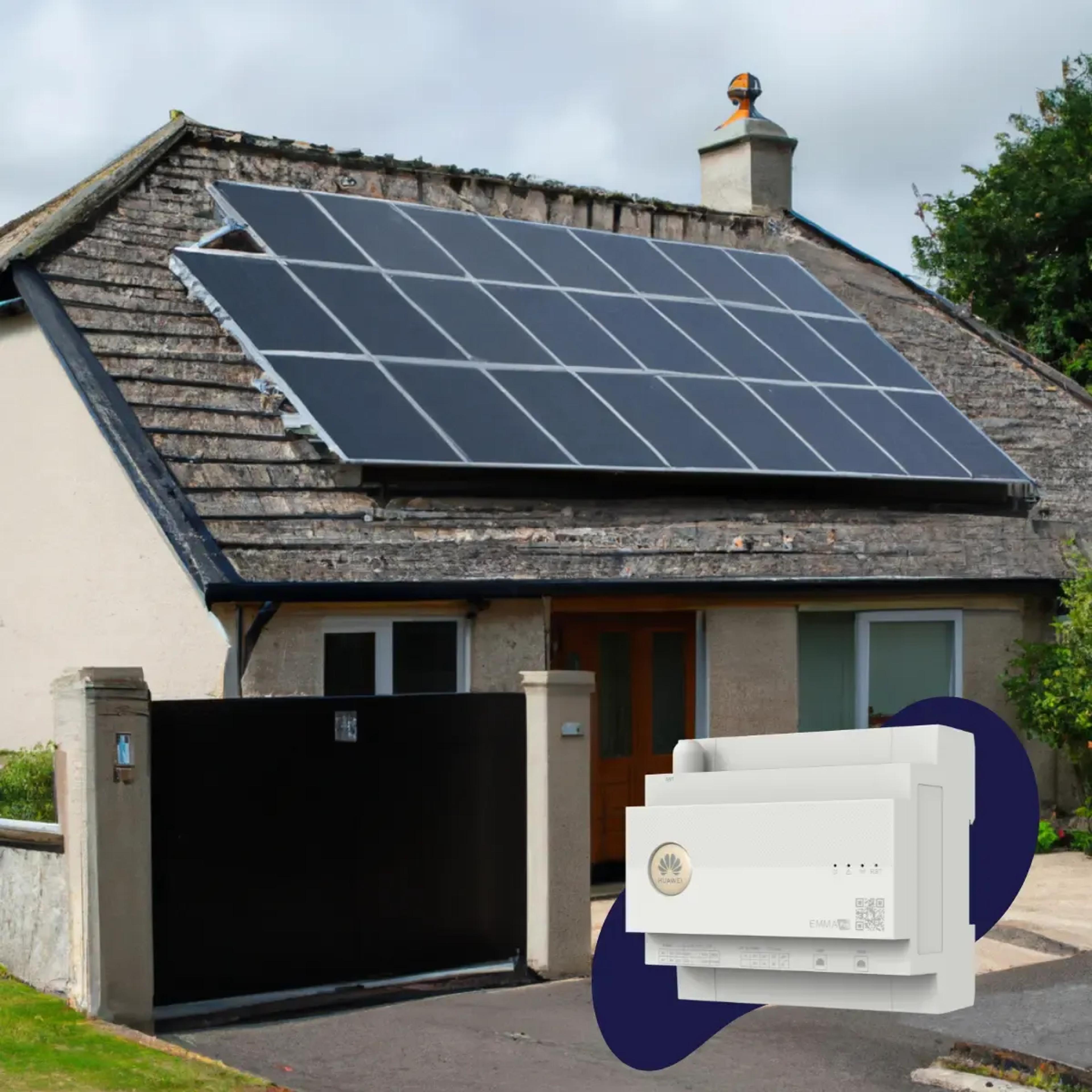 Haus mit PV und Energiemanagementsysten