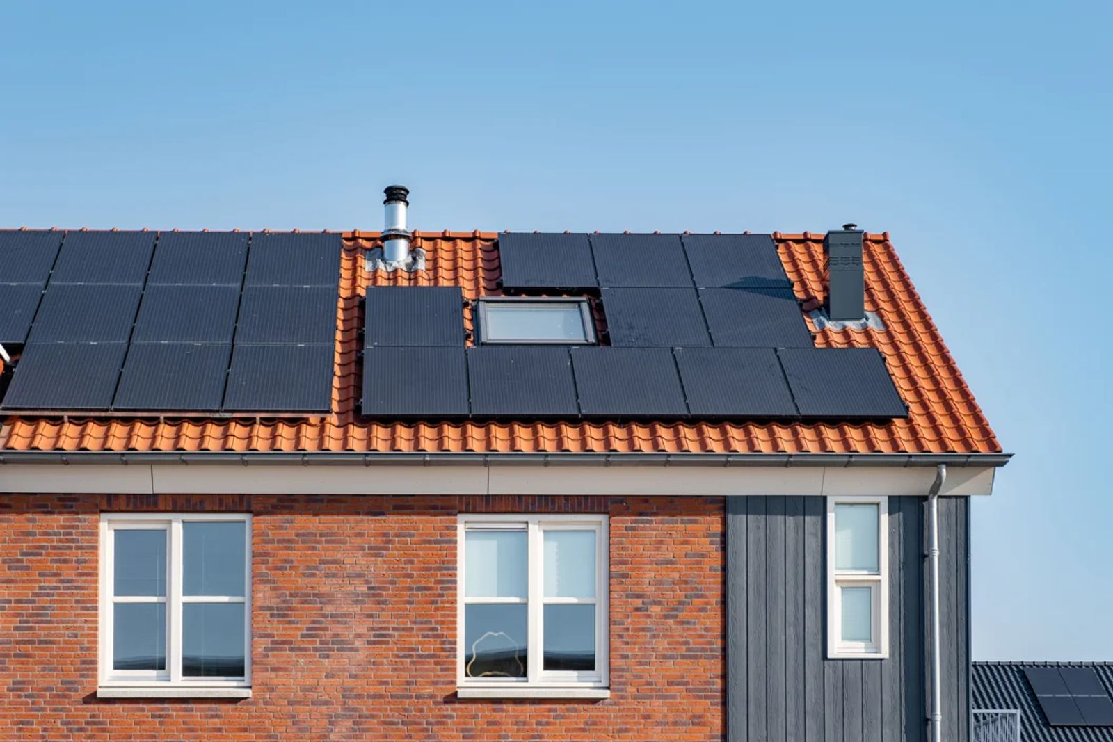 Haus mit Photovoltaik