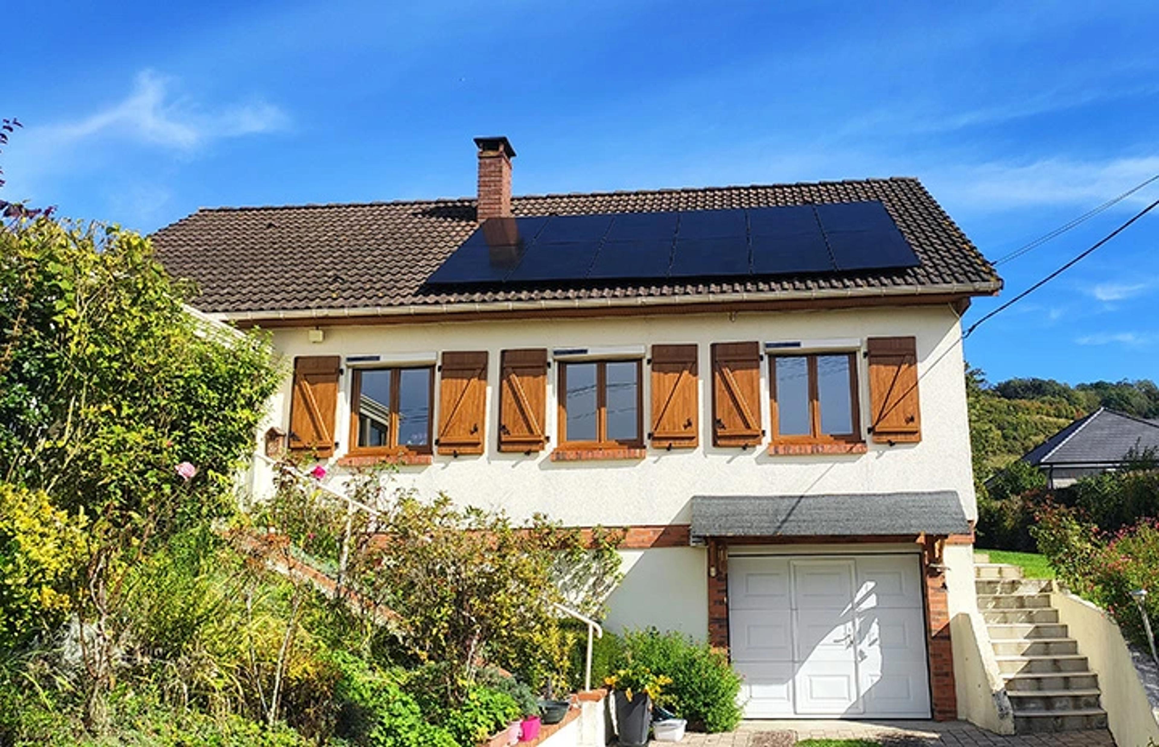 photo installation solaire dans le Bas-Rhin