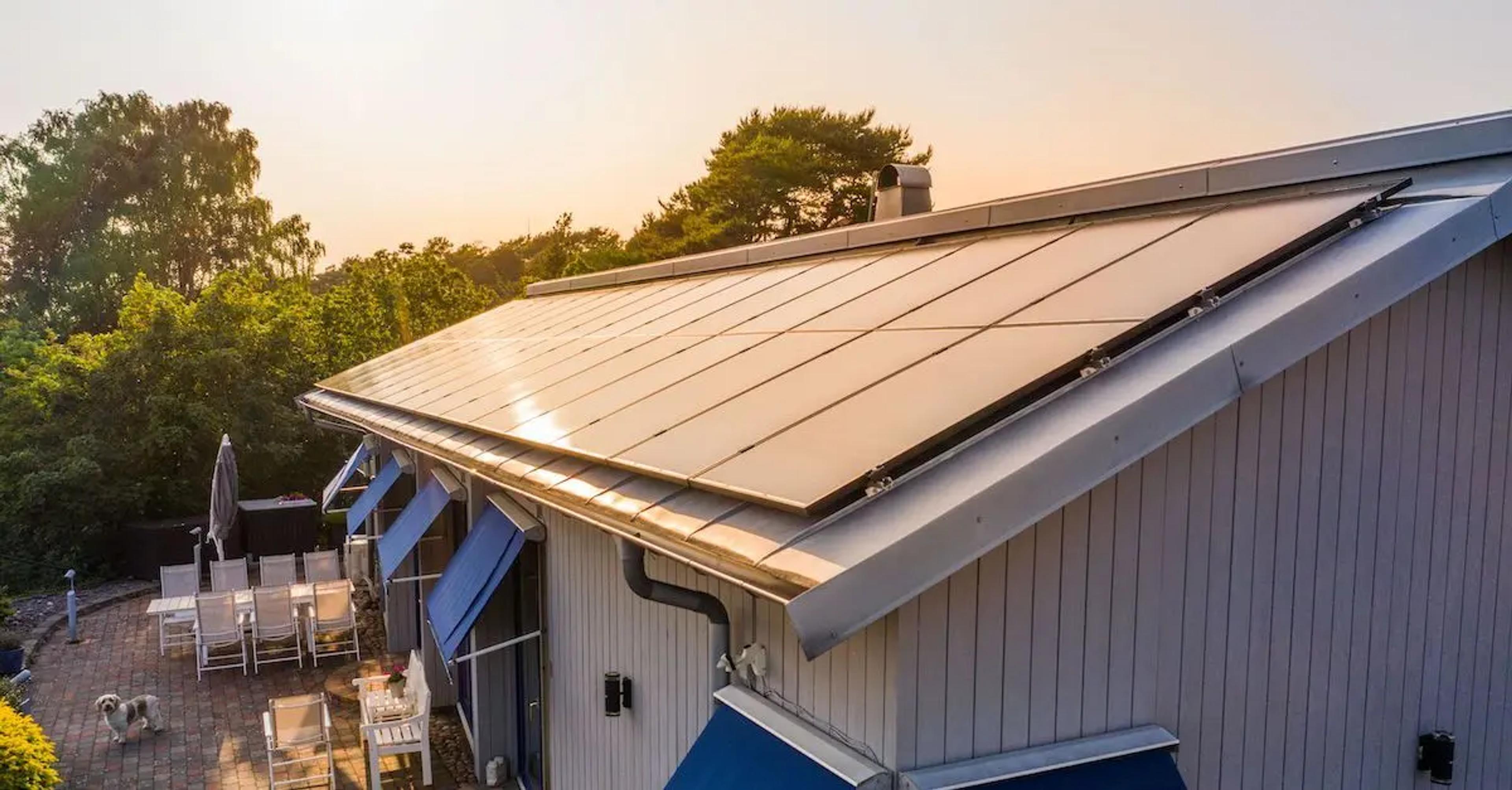 solceller på taket