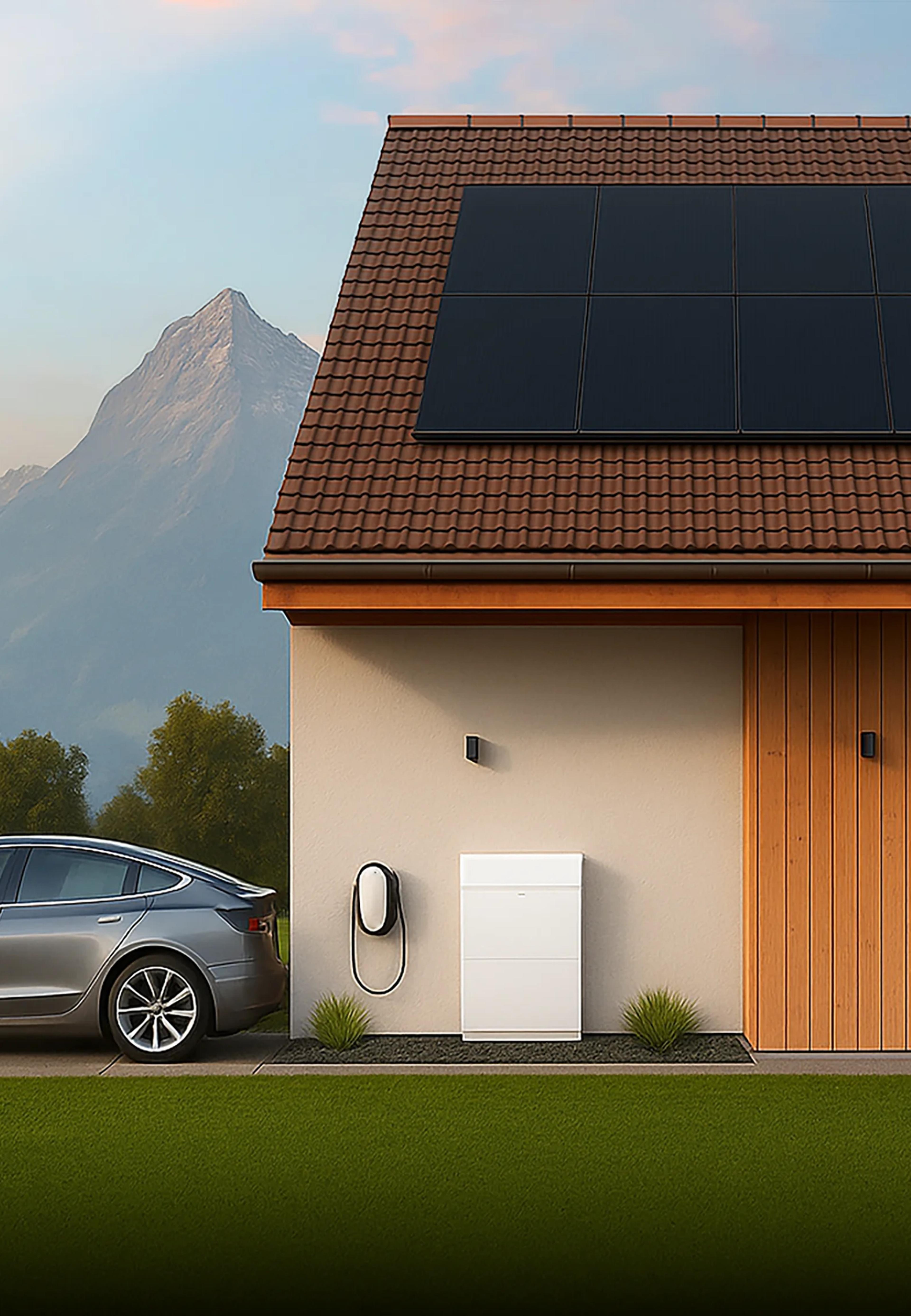 Batterie, Auto und Wallbox