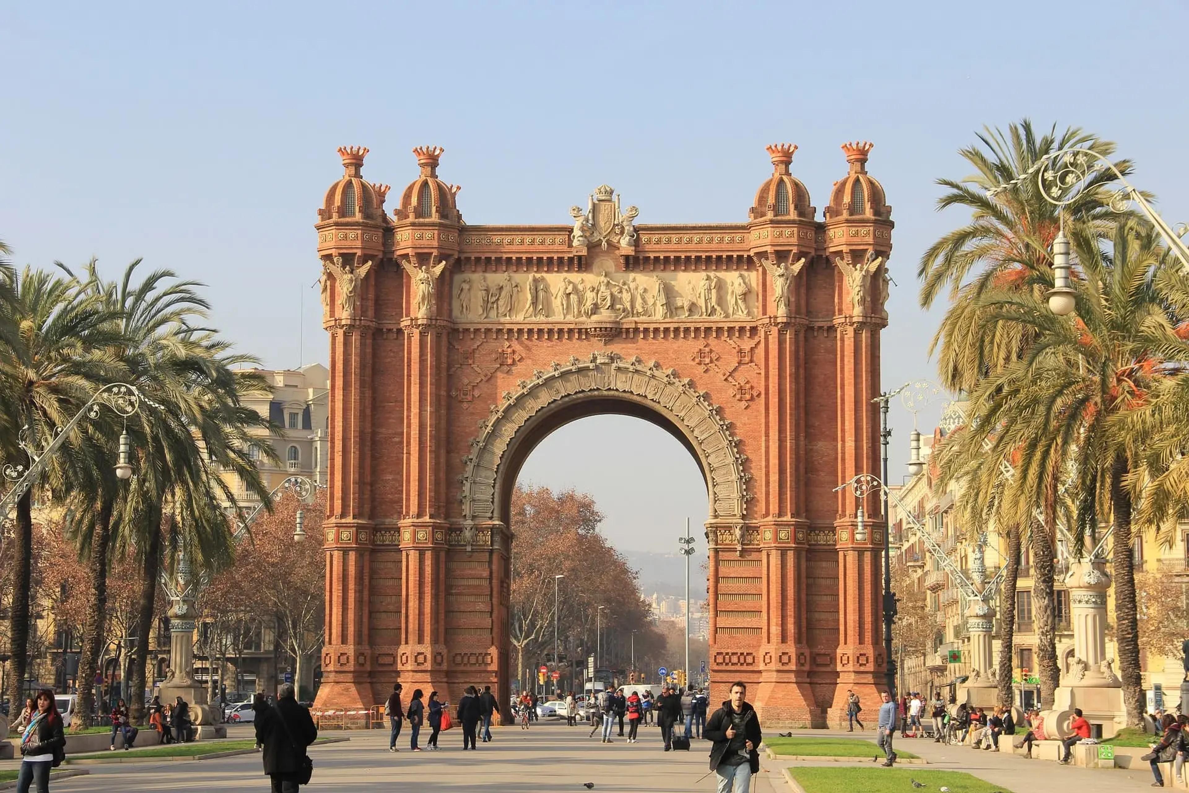Arco del Triunfo en Barcelona