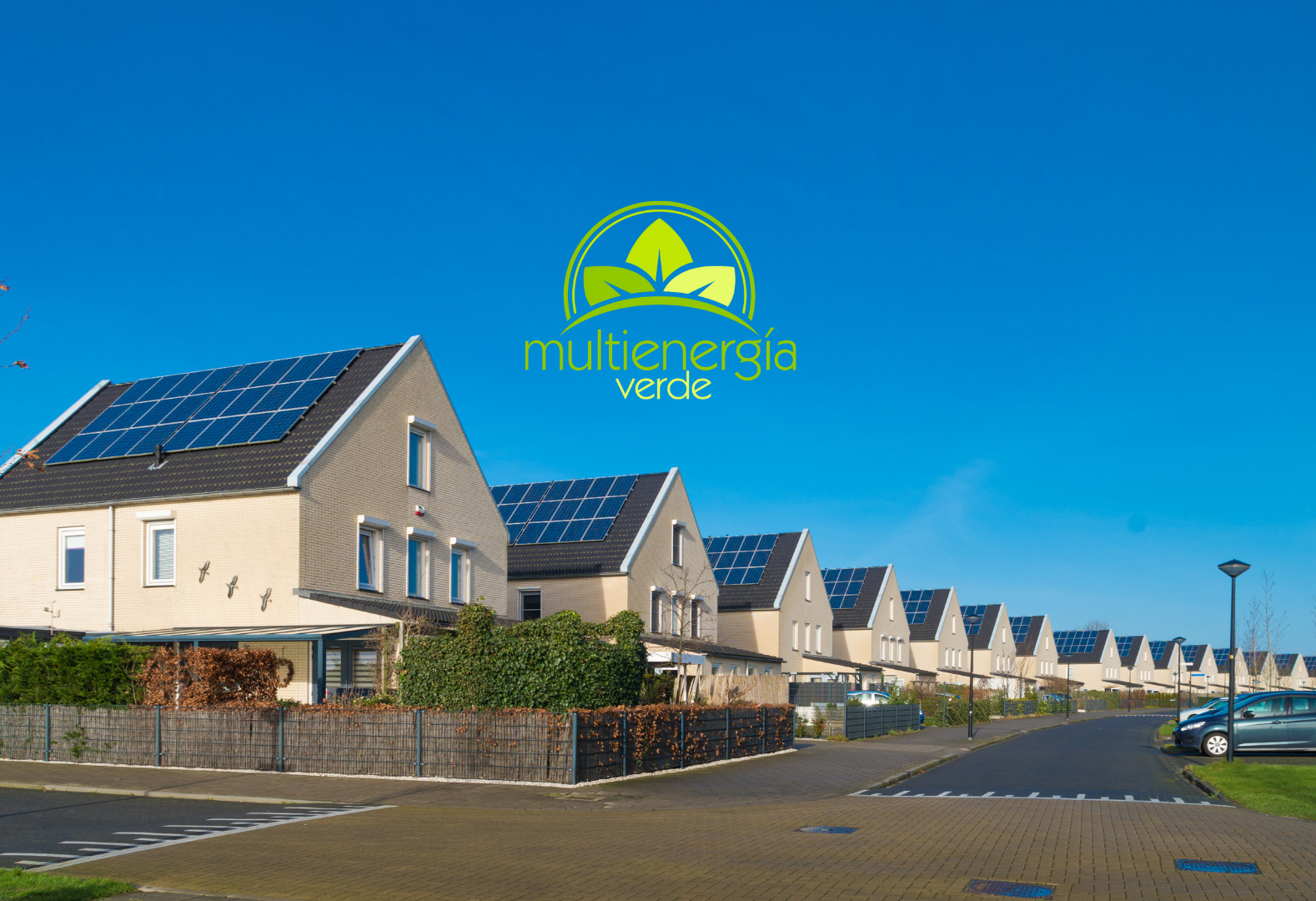 solar panels on roof