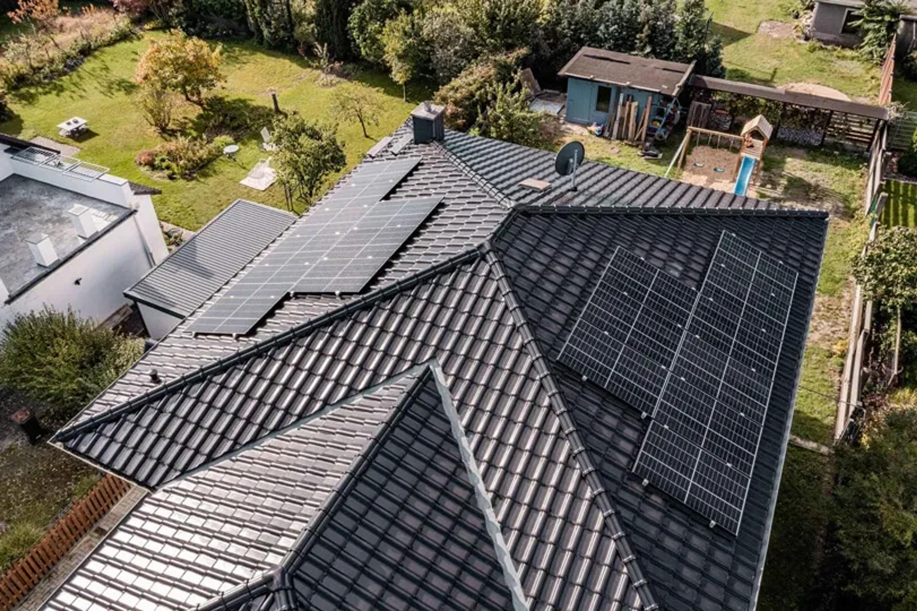 solaranlage auf dach