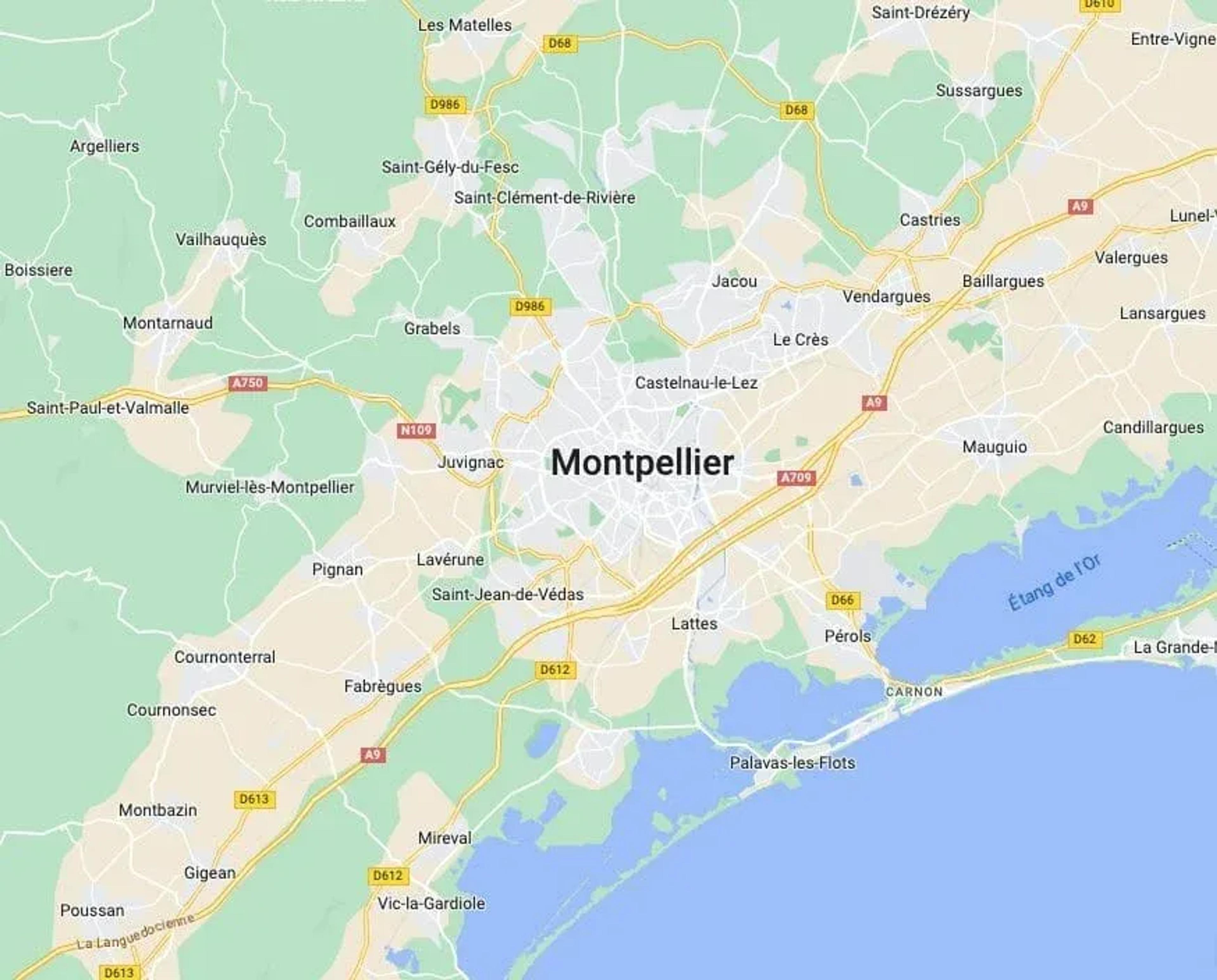 carte montpellier