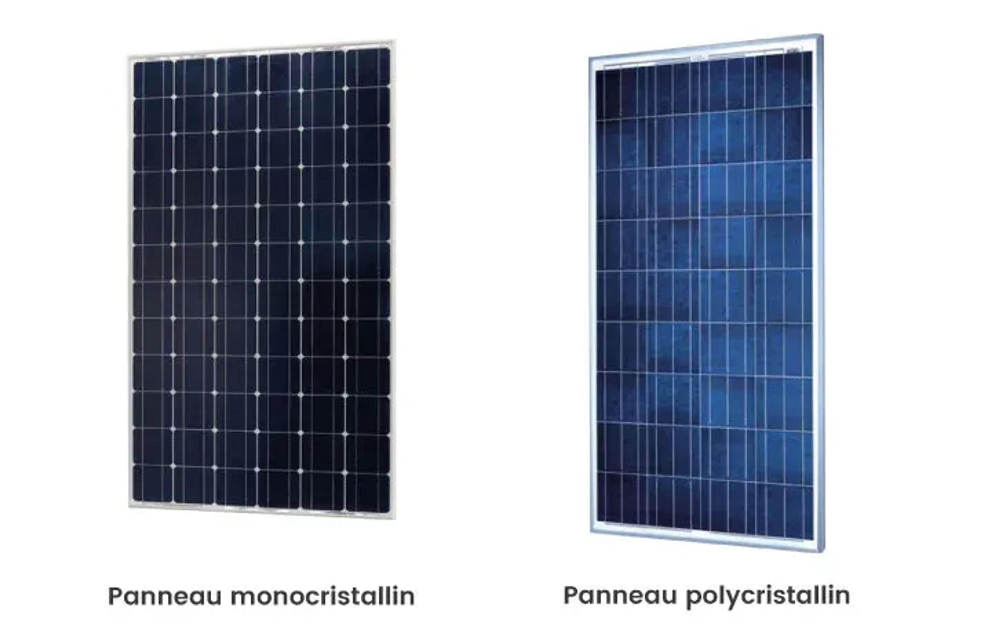 panneau monocristallin polycristallin
