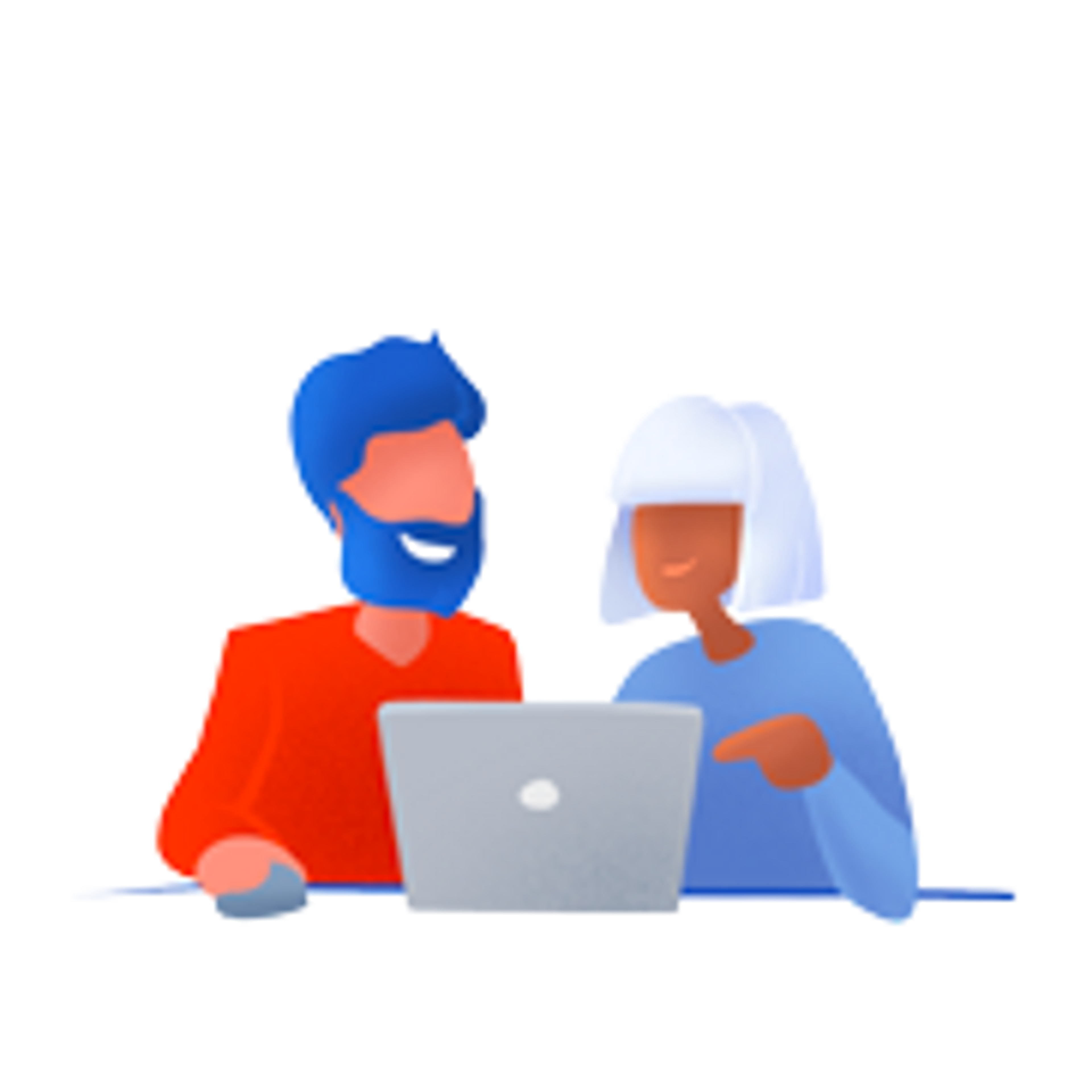 Ludzie przy komputerze