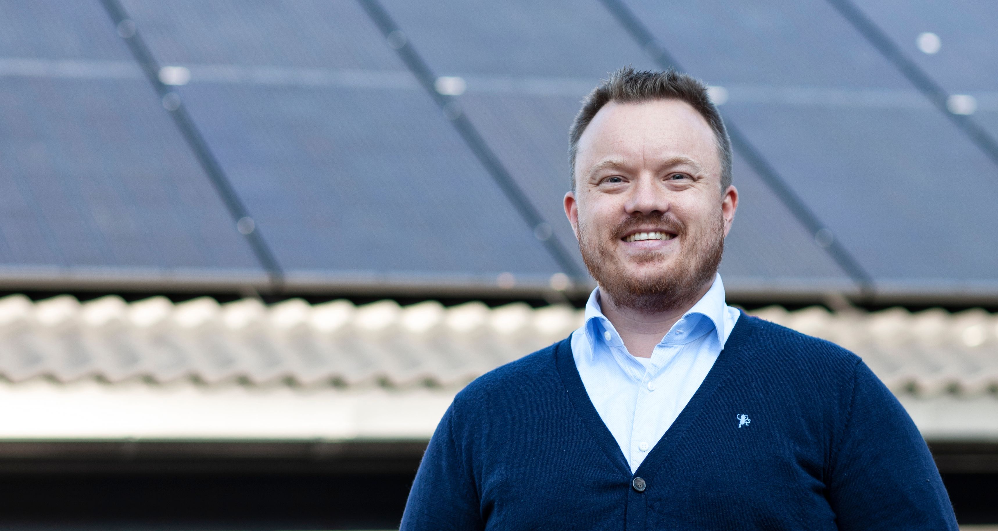 solar panels on roof