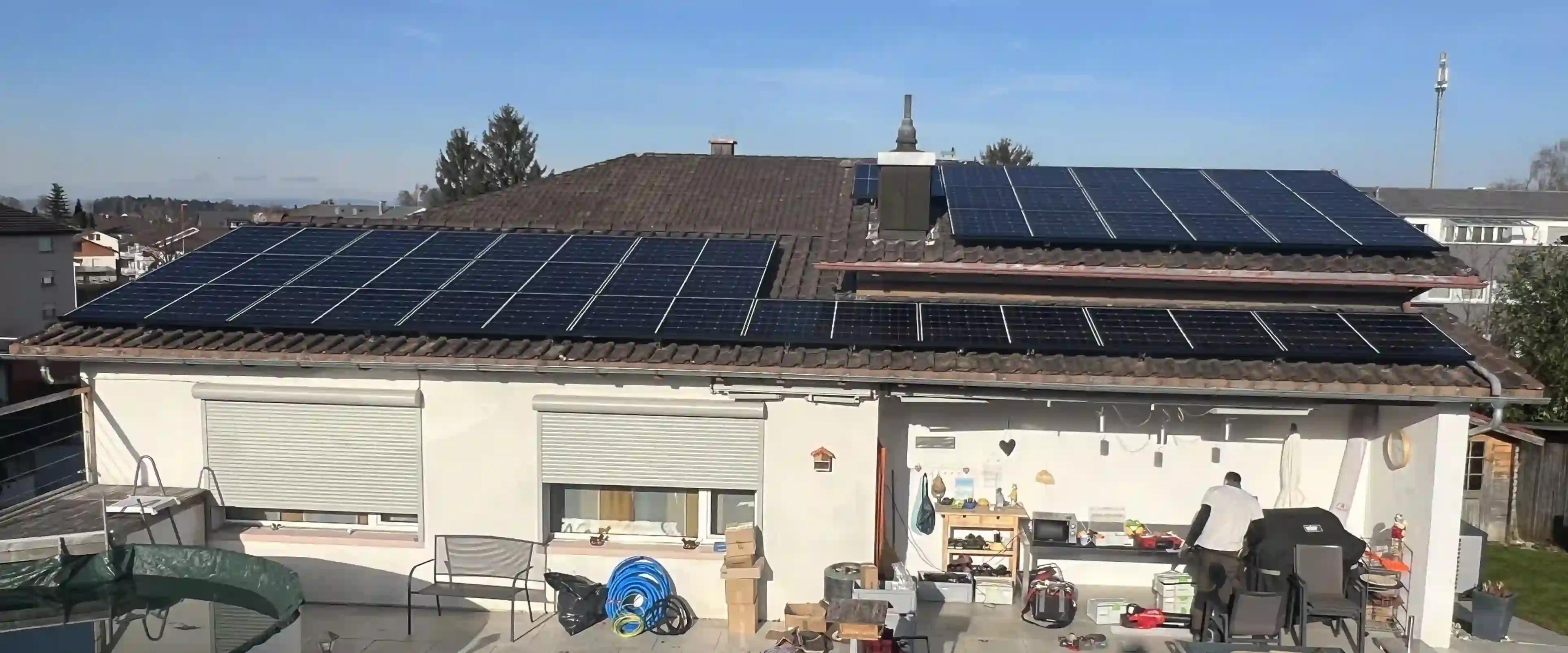 PV-Installation in St. Gallen