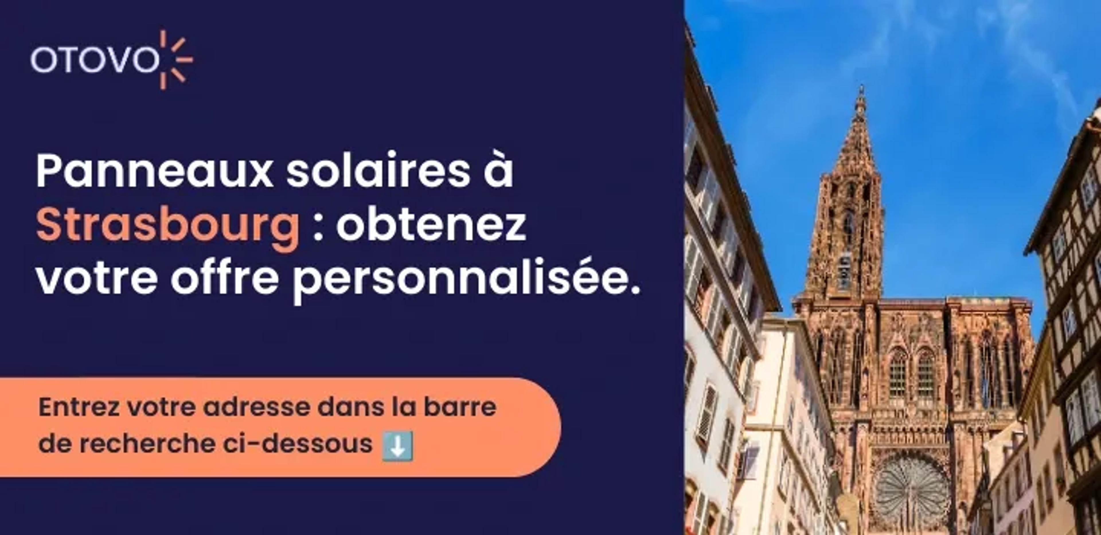 bouton offre personnalisée panneaux solaires Strasbourg
