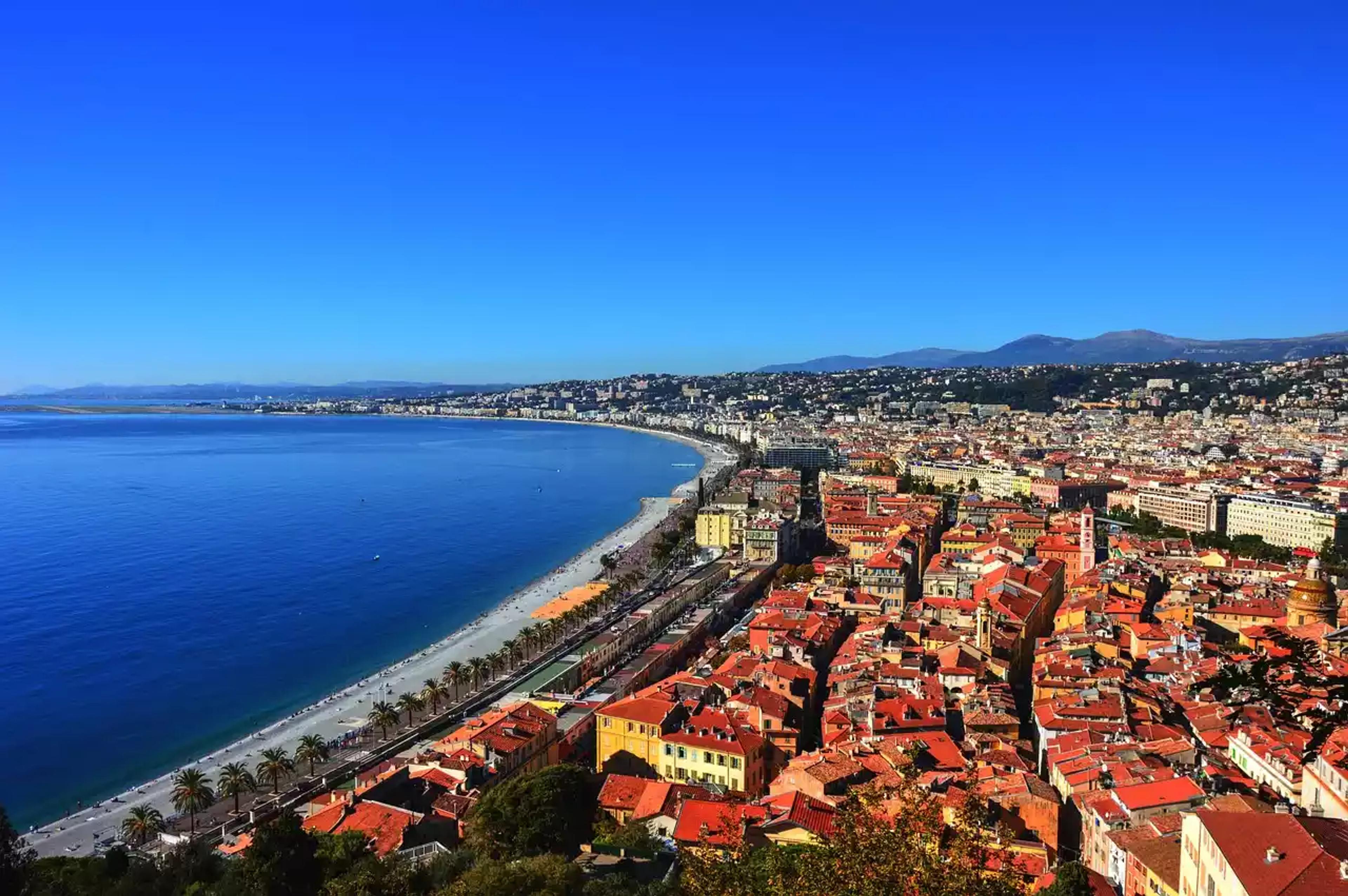 vue de la ville de nice