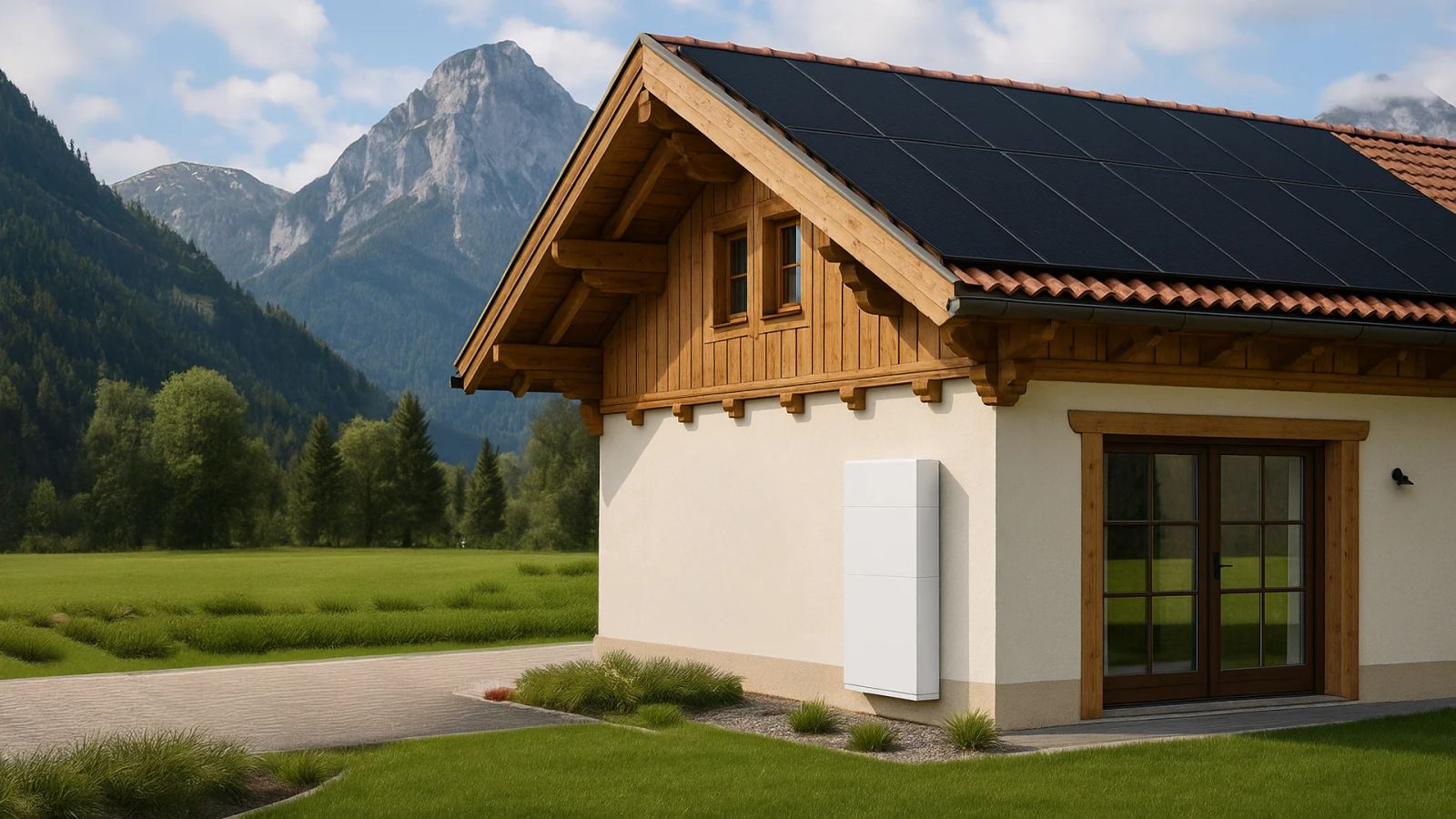 Haus mit PV und Speicher