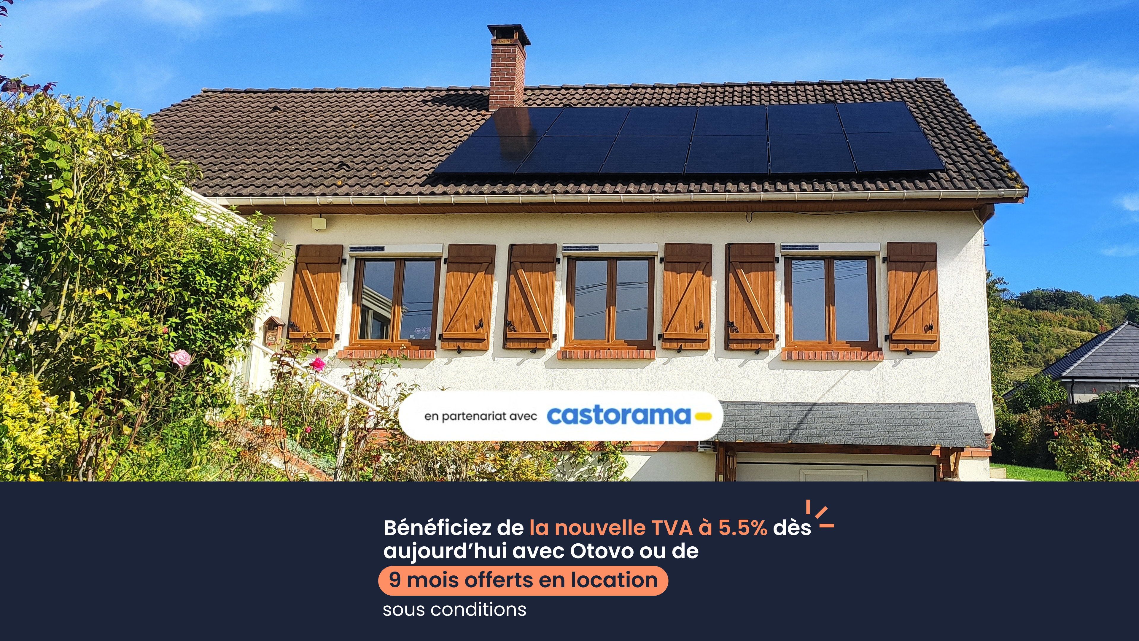 offre solaire Otovo x Castorama
