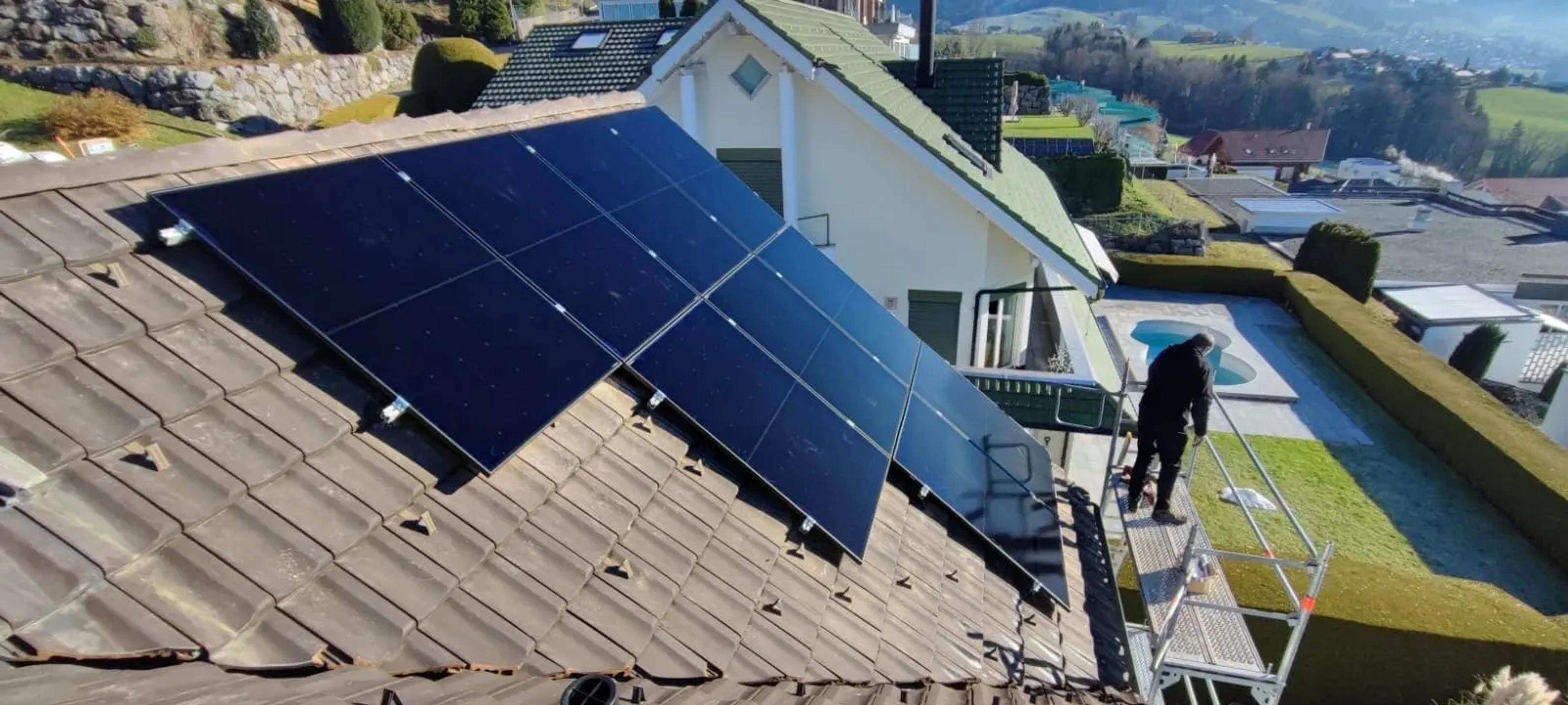 PV-Installation in Gebertingen