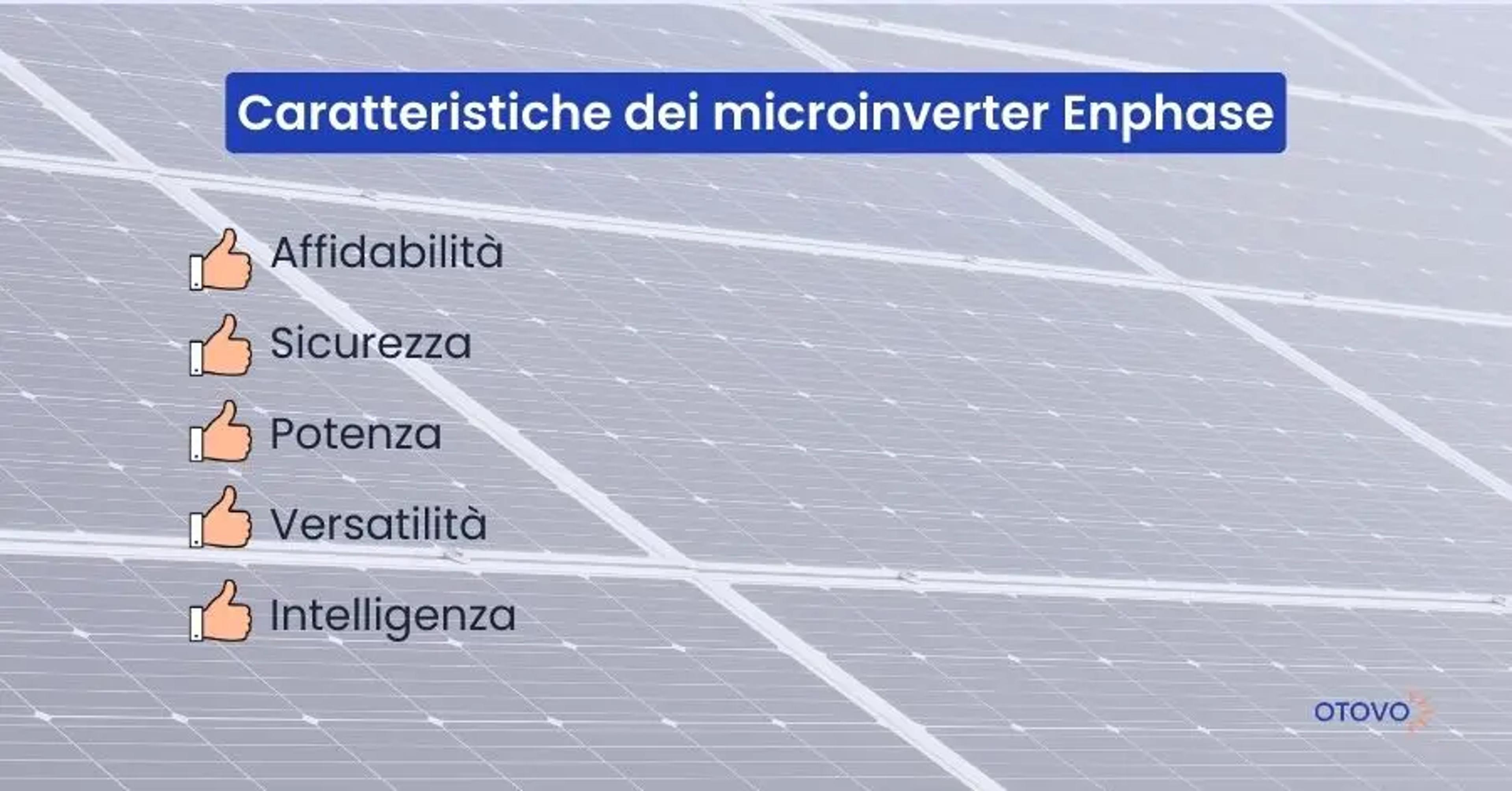 Microinverter - Caratteristiche