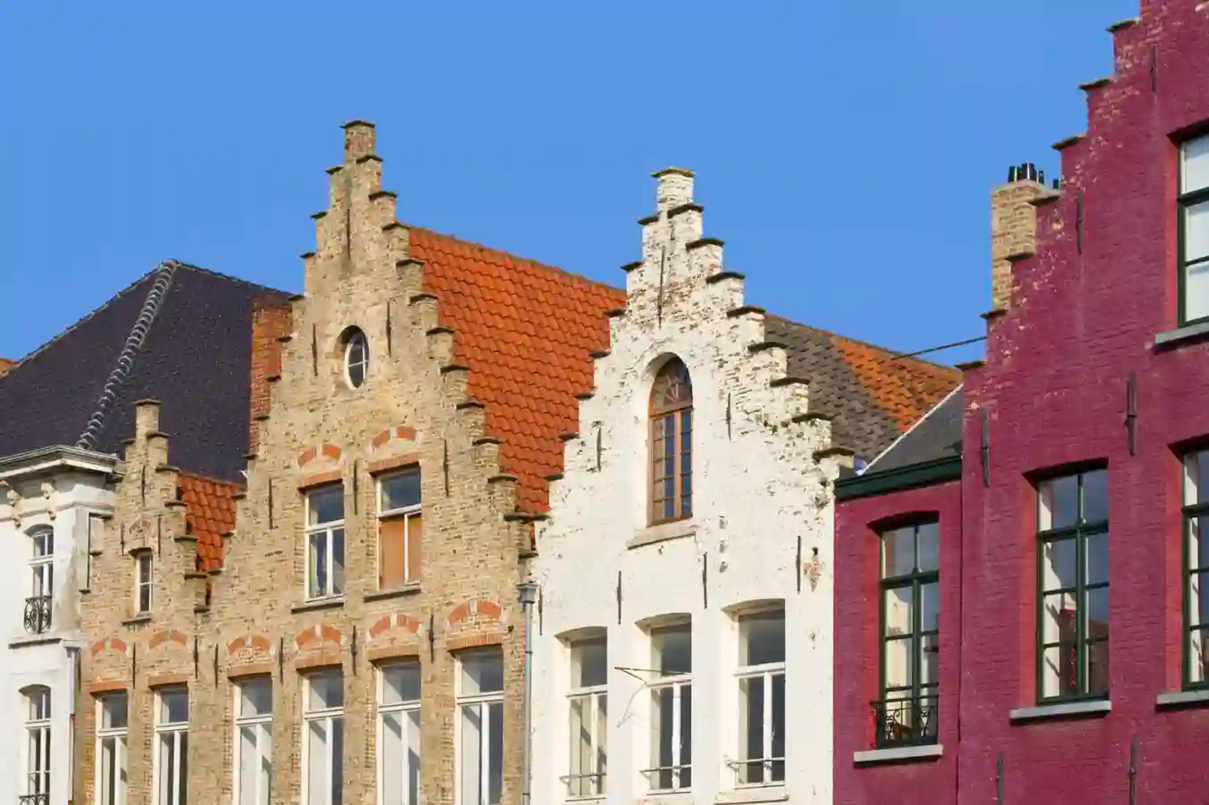 stadsgezicht in de buurt van Brecht