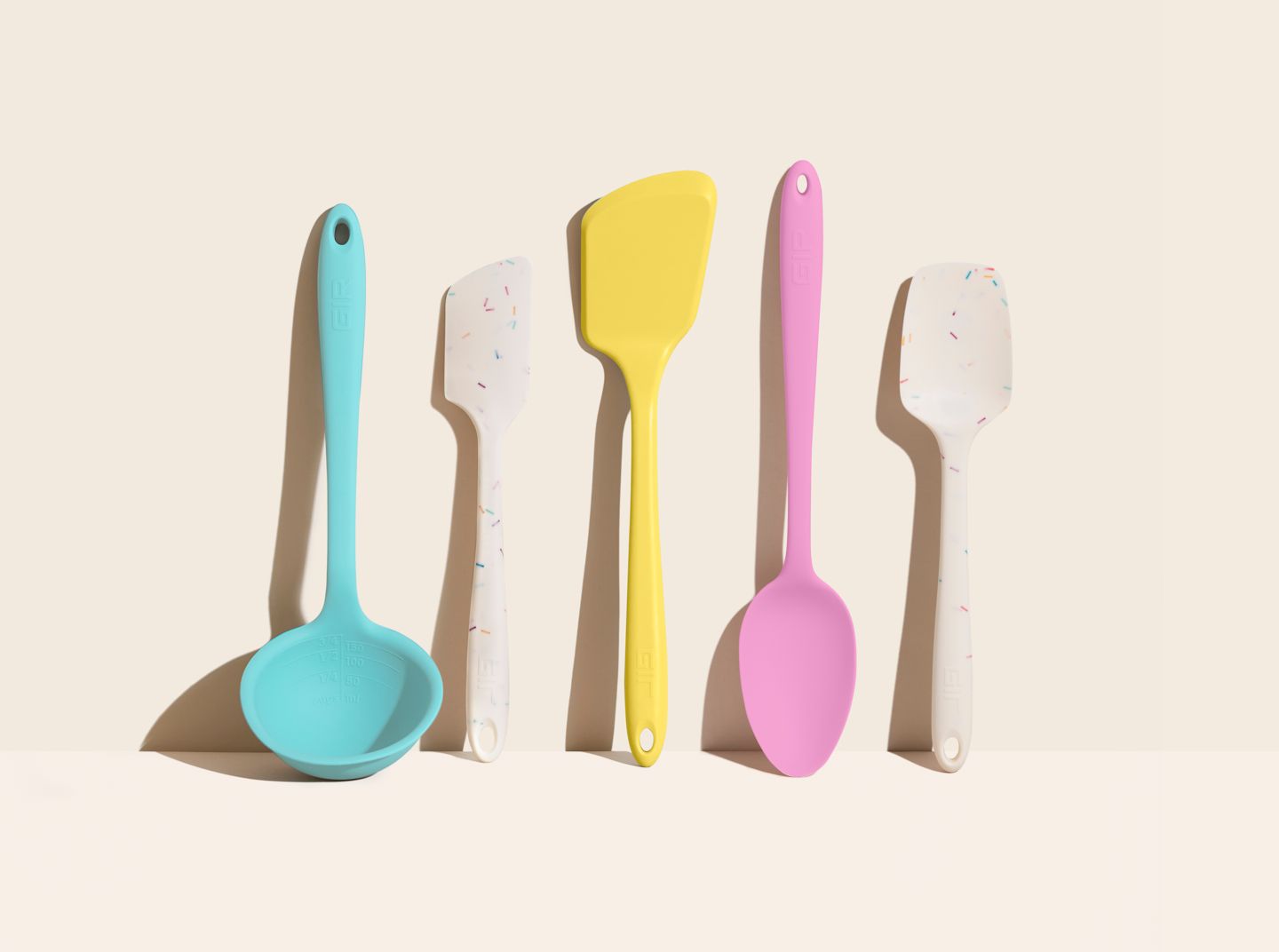 Various Colors GIR Assorted Platinum-Grade Silicone Ultimate Kitchen Utensils 