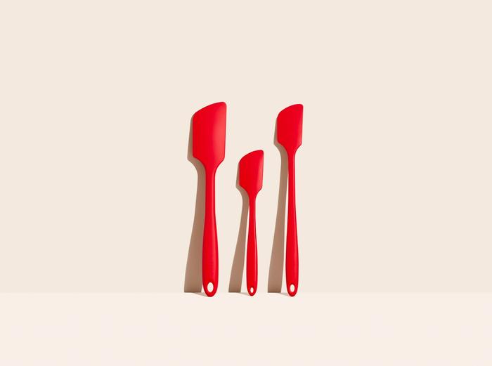 Image for 3-Piece Spatula Set - Red