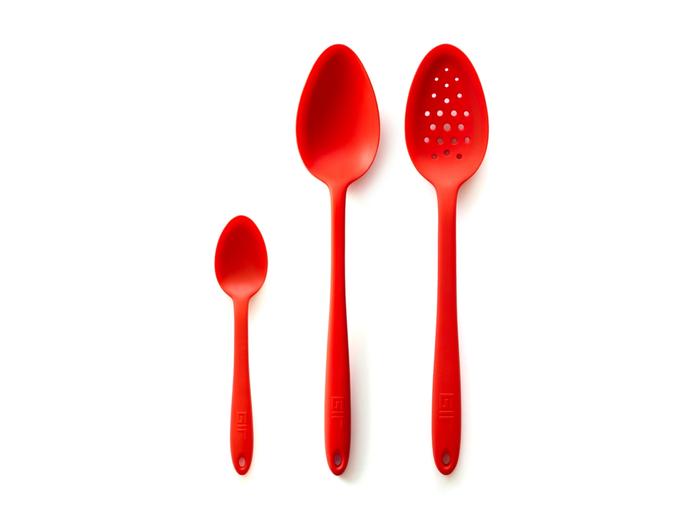 Image for 3-Piece Spoon Set - Red / 3-Piece