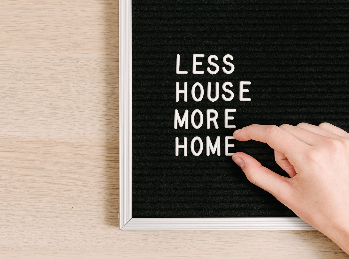 Letterfolk Changeable Letter Board | Mini Felt Letter Boards