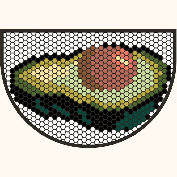 Image for Tile Mat Inspiration - Tile Mat Sisters - Half Moon Avocado 