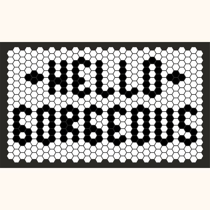 Image for Tile Mat Inspiration - Greeting - Hello Gorgeous