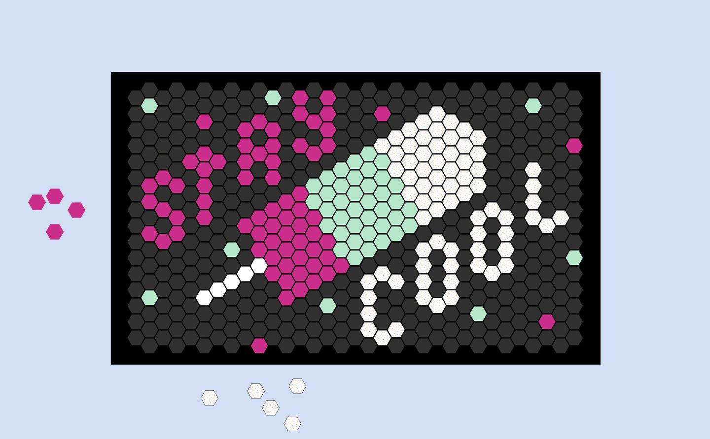 A tile mat that has a "stay cool" design written on it.