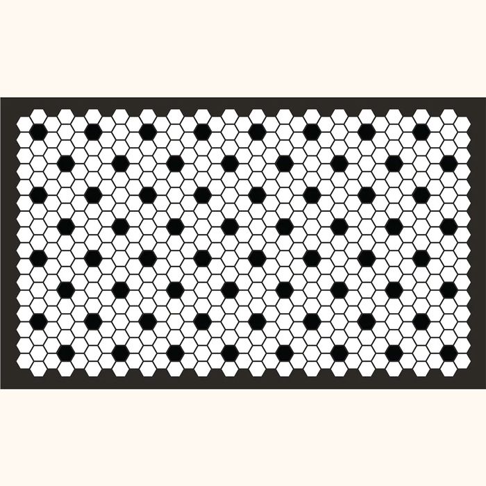 Image for Tile Mat Inspiration - Mosaic - Black & White Dots