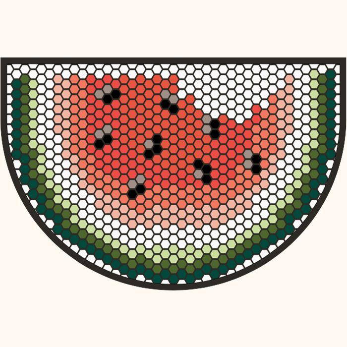 Image for Tile Mat Inspiration - Tile Mat Sisters - Watermelon Slice