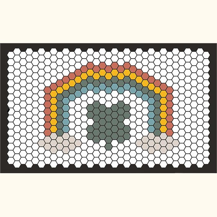Image for Tile Mat Inspiration - Seasonal - Shamrock Rainbow