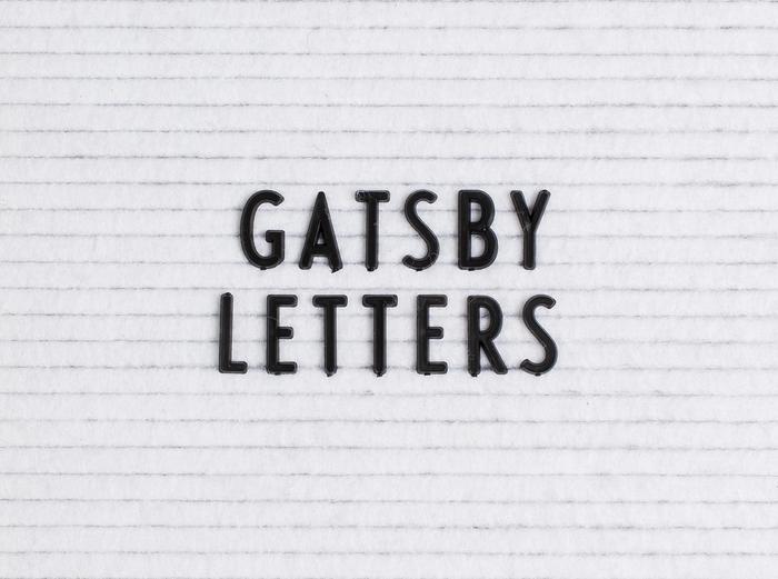 Image for Additional Gatsby Letter Sets - Black