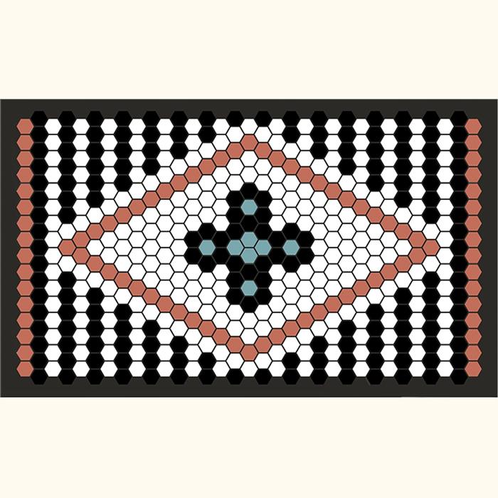 Image for Tile Mat Inspiration - Mosaic - Mosaic Stripes